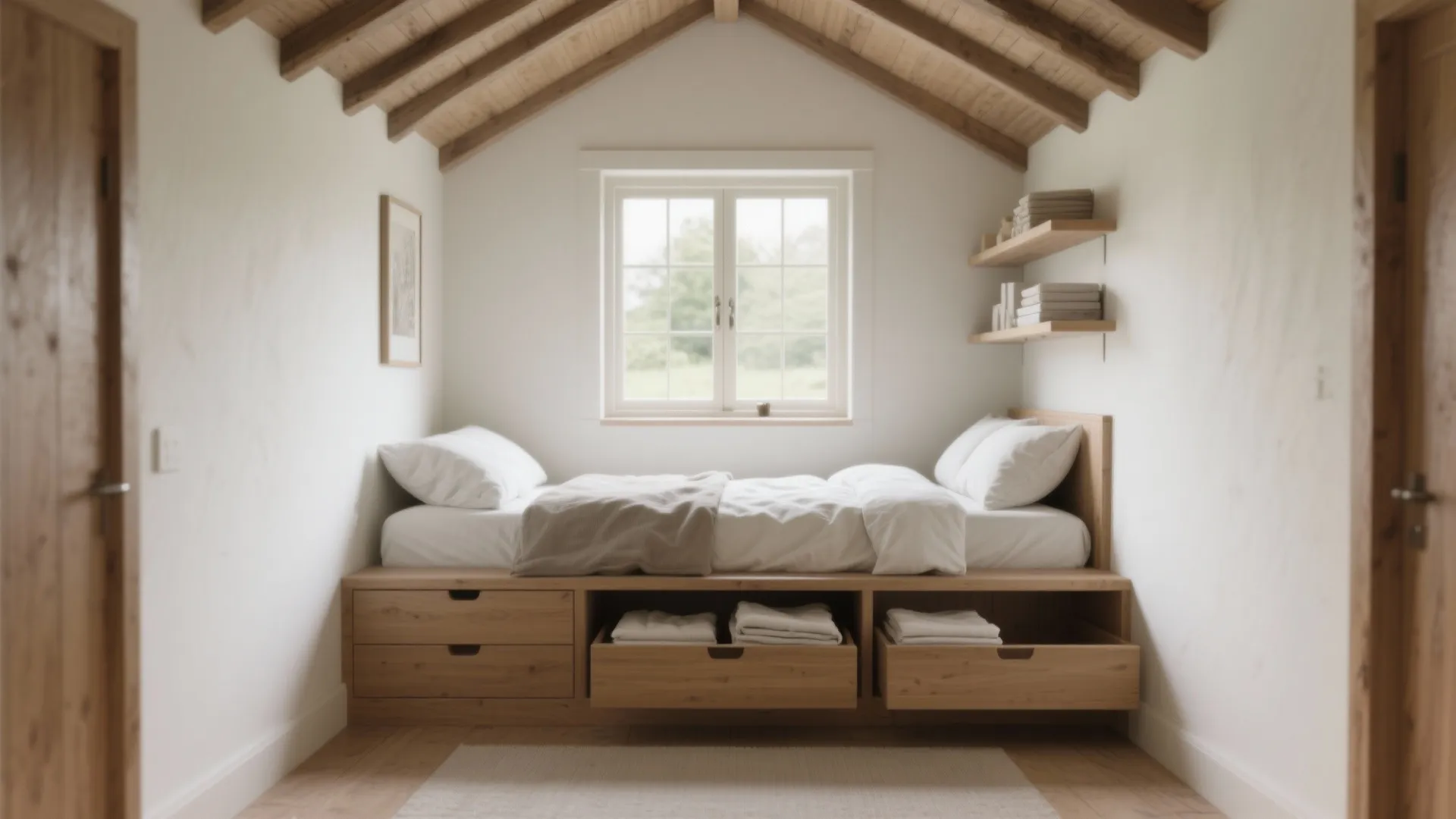 3. Built-in Storage That Hides Clutter