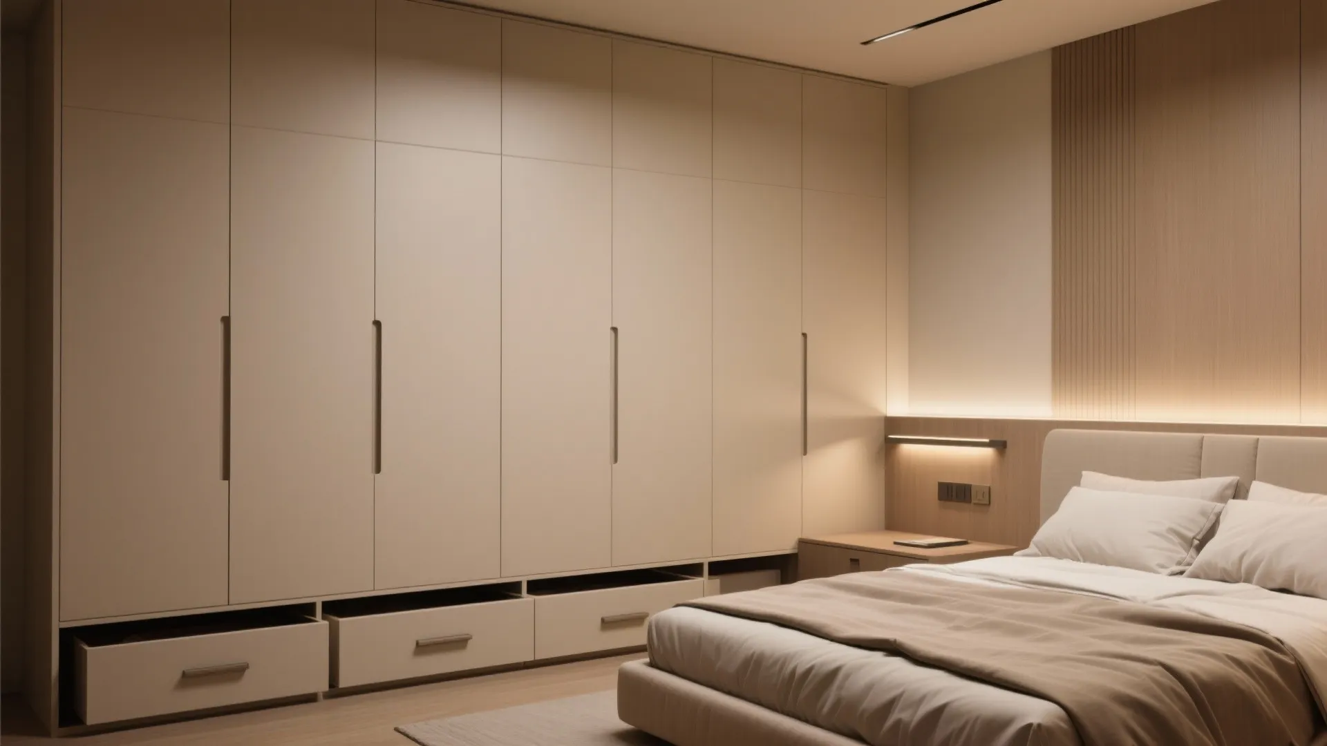 2. Optimize bedrooms with built-in storage