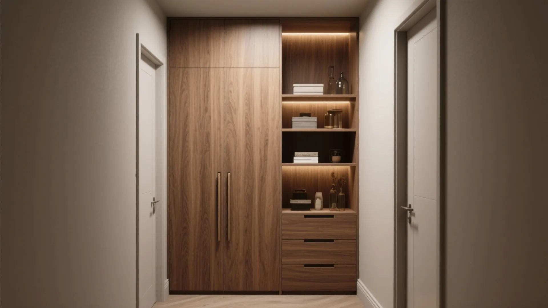 3. Built-in storage: Turn dead corners into assets