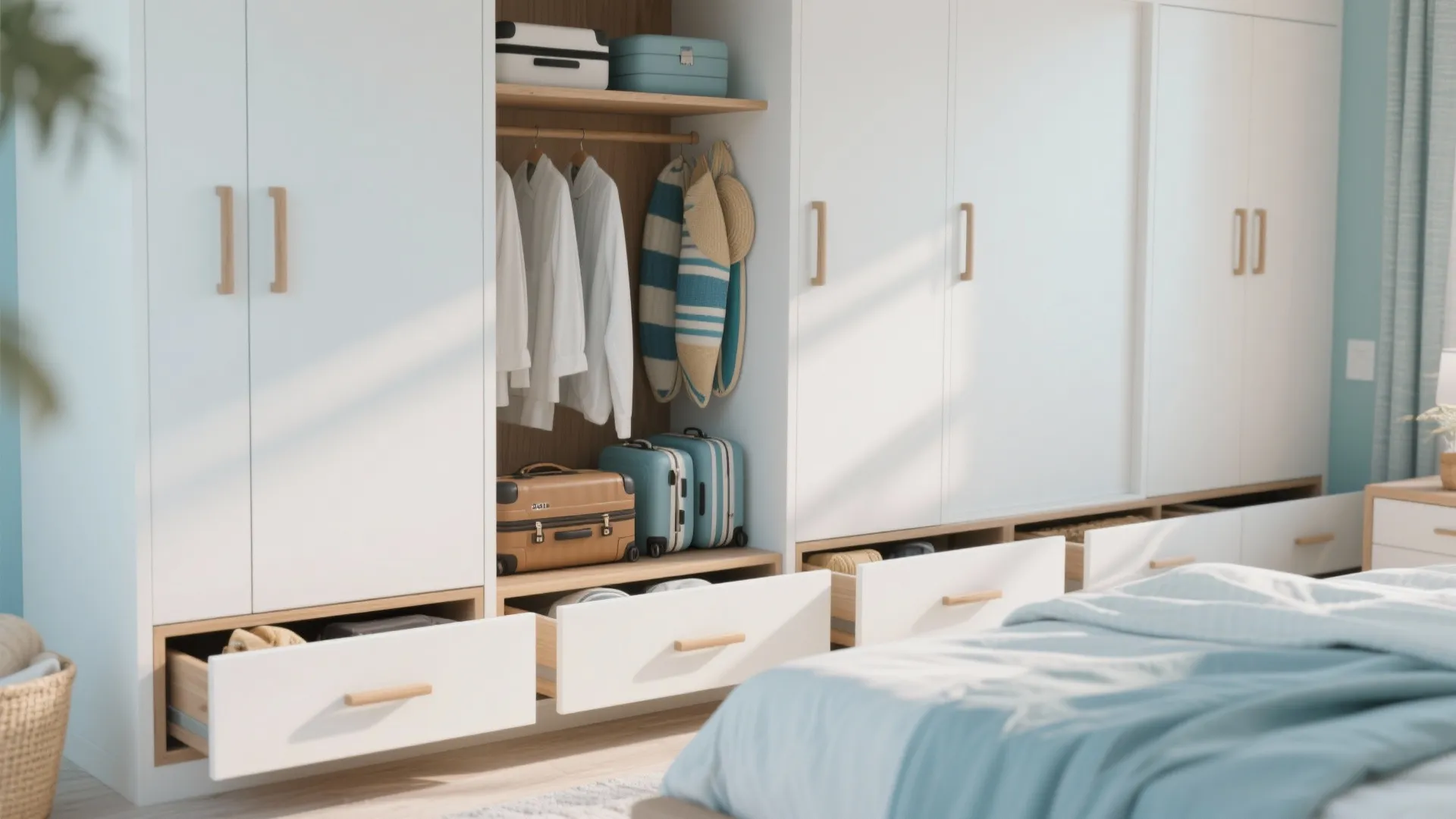 2. Built-in Storage That Disappears