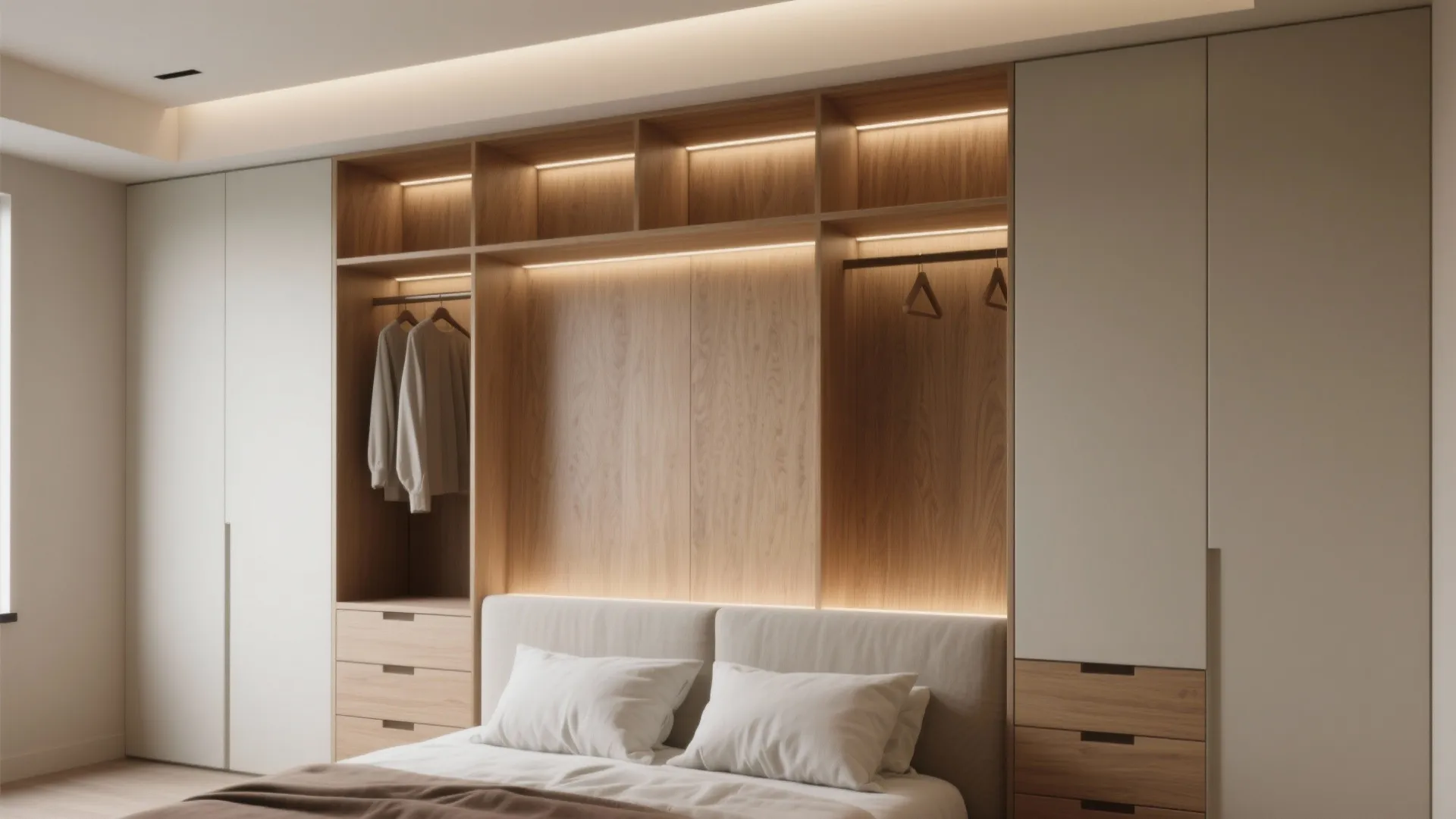 4. Built-in Storage Walls