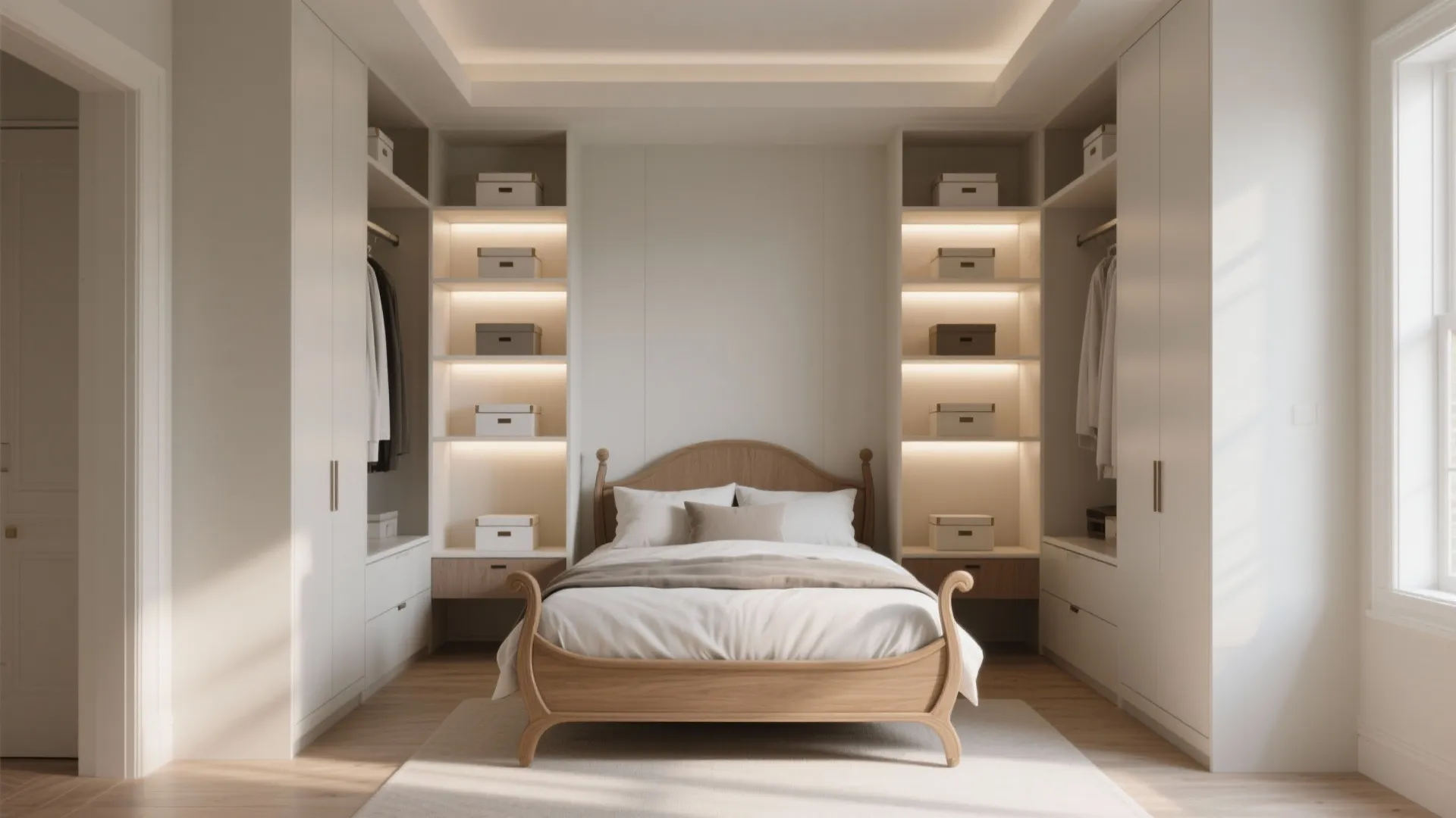 4. Integrate Built-In Storage Around the Bed