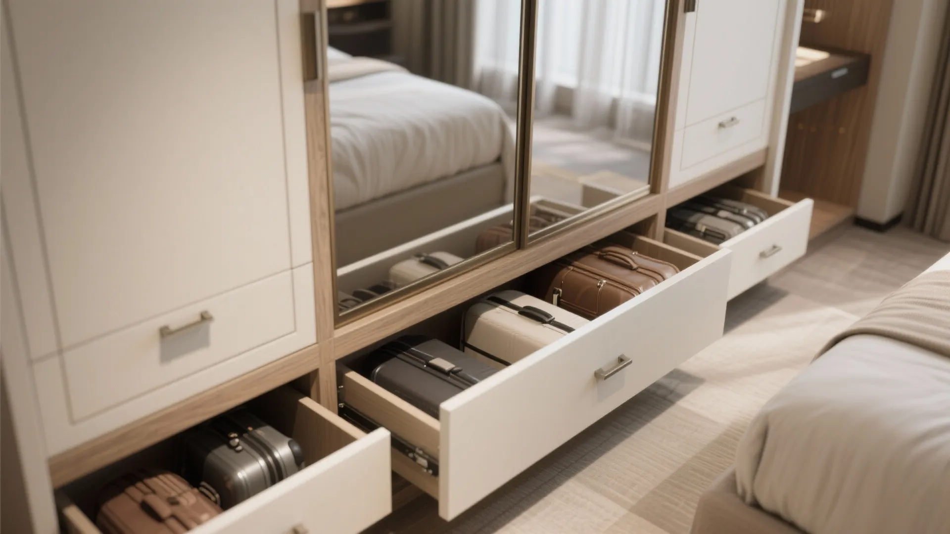 2. Built-in Storage That Disappears