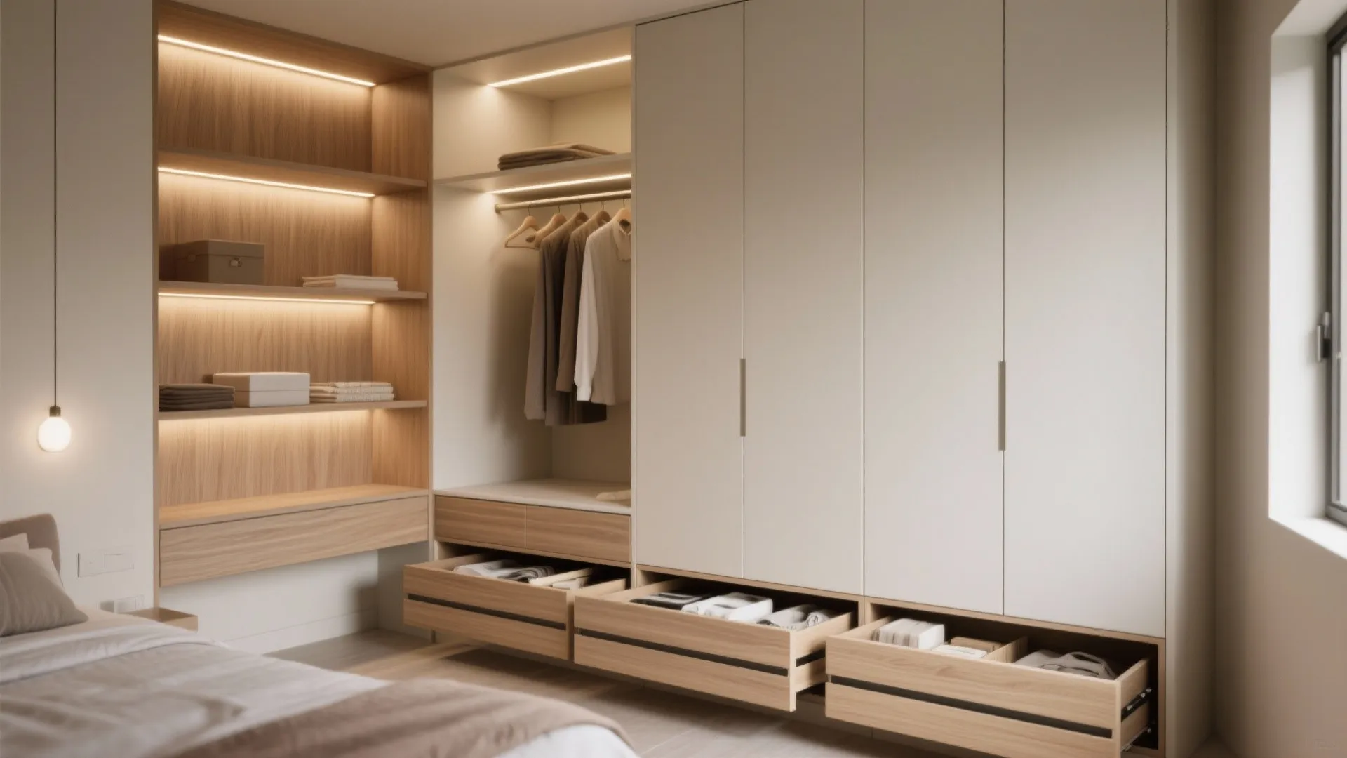 3. Built-in Storage That Disappears