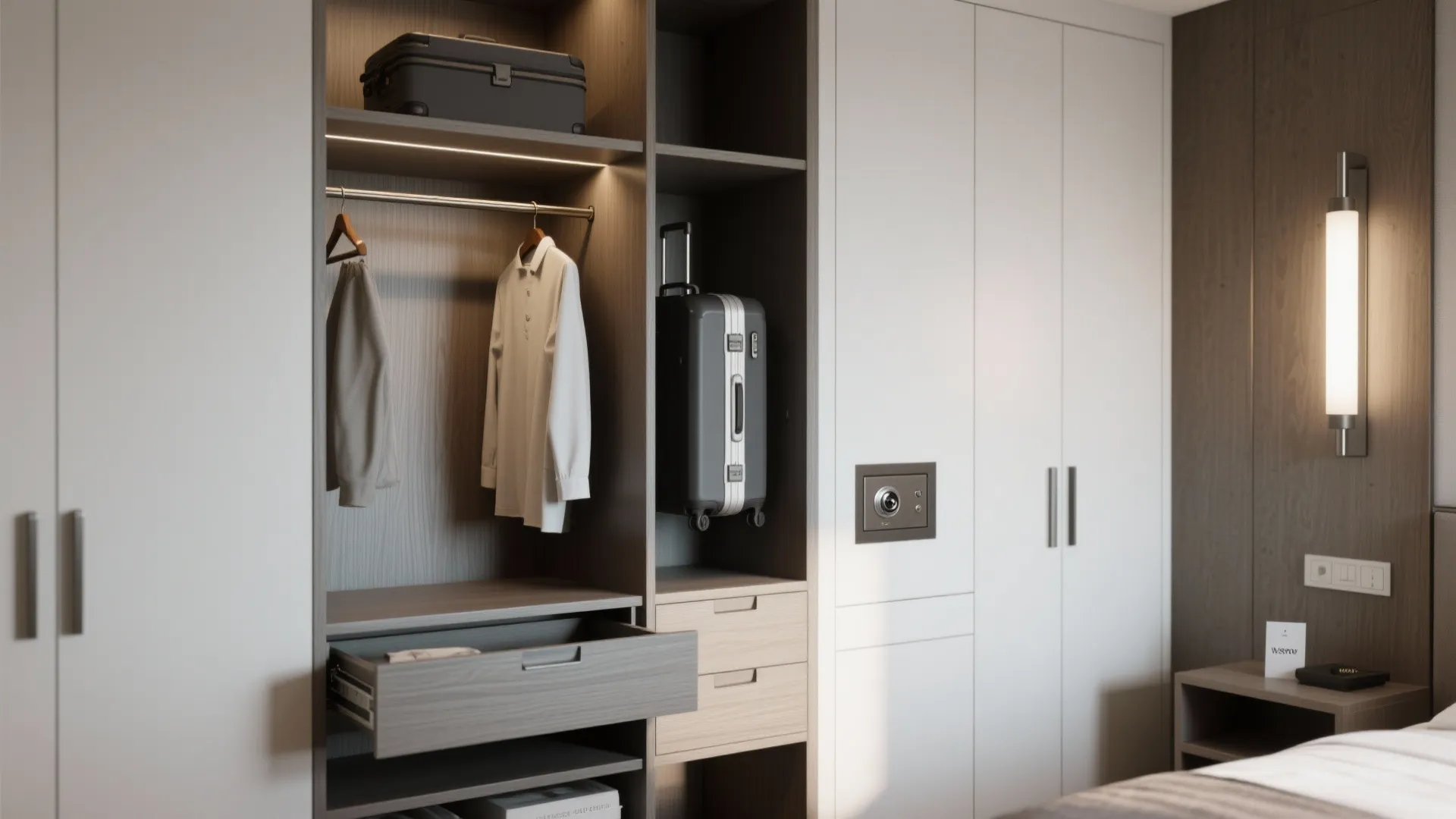 3. Built-in storage and smart closets
