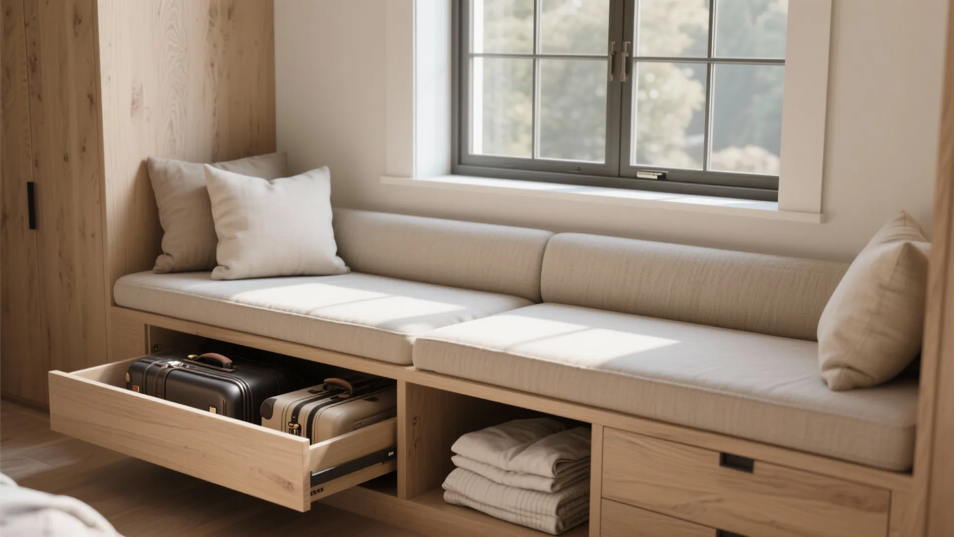 2. Built-in Storage That Disappears