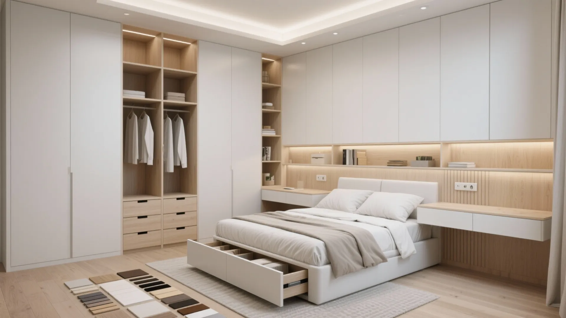 3. Built-in storage and multifunctional bedrooms