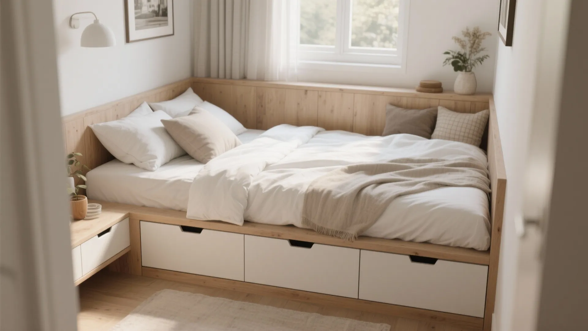 1. Built-in Storage Bed