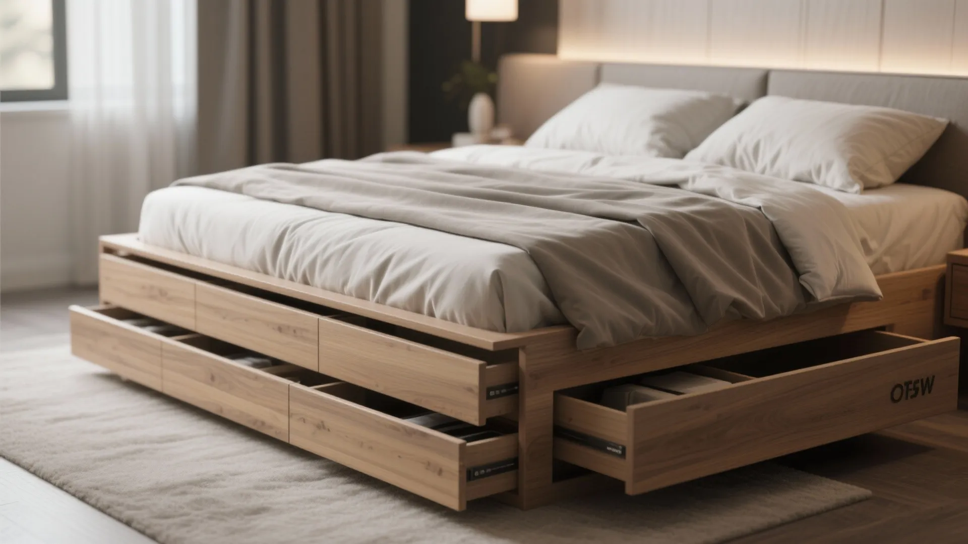 2. Built-in Storage Bed
