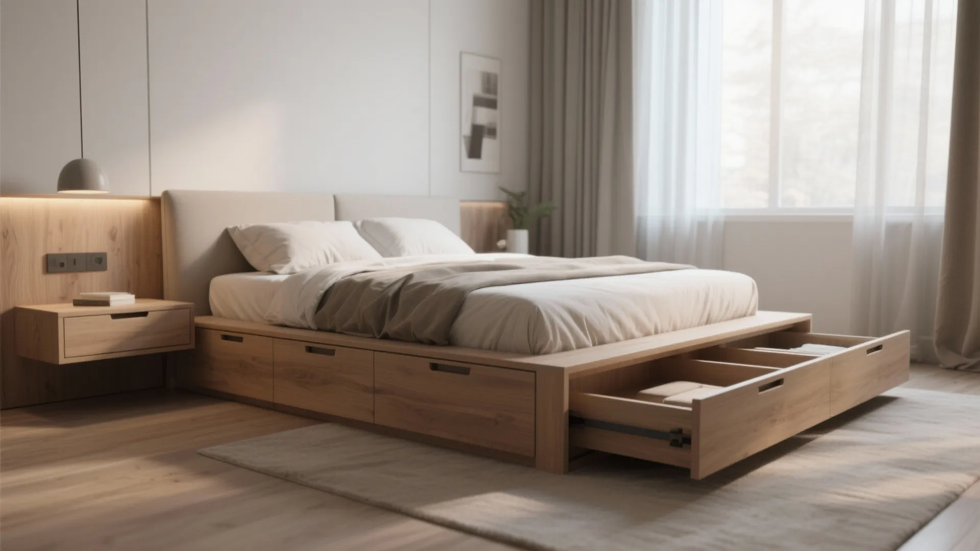 Idea 1: Built-In Storage Bed