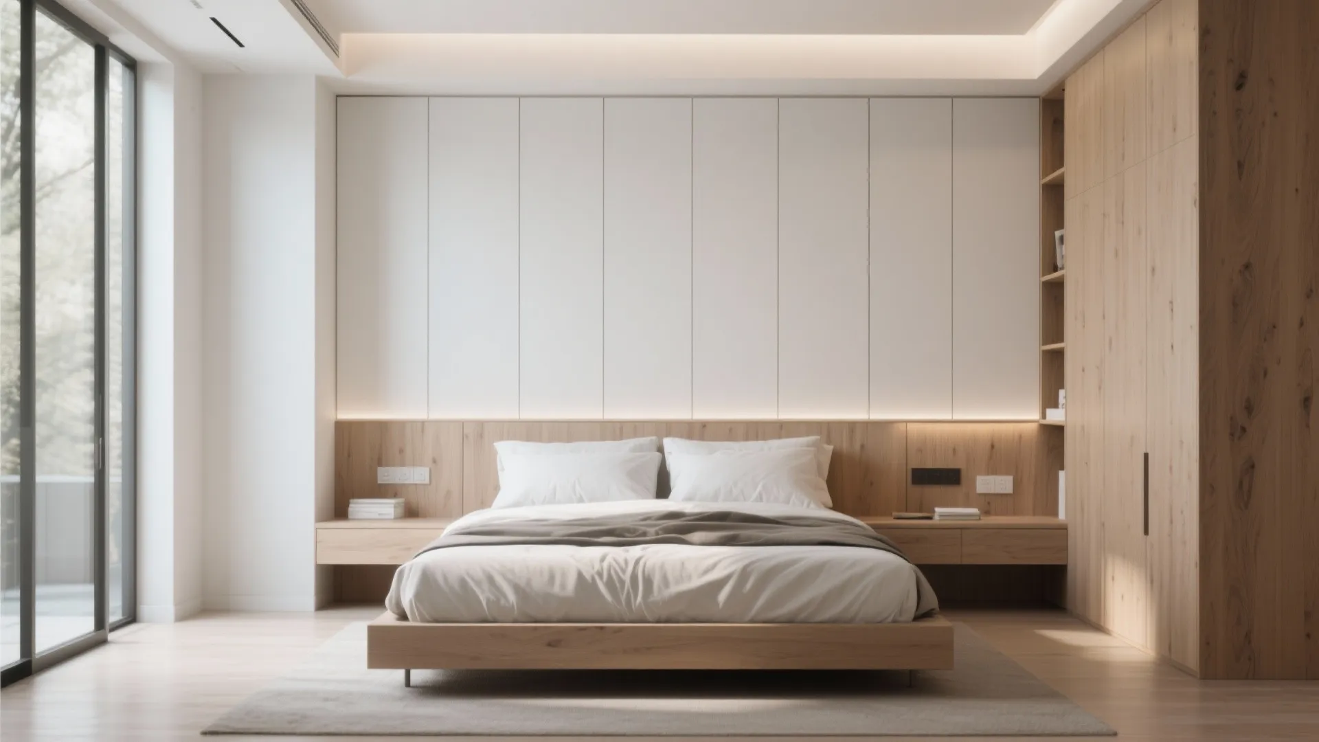 4. Built-In Storage Wall