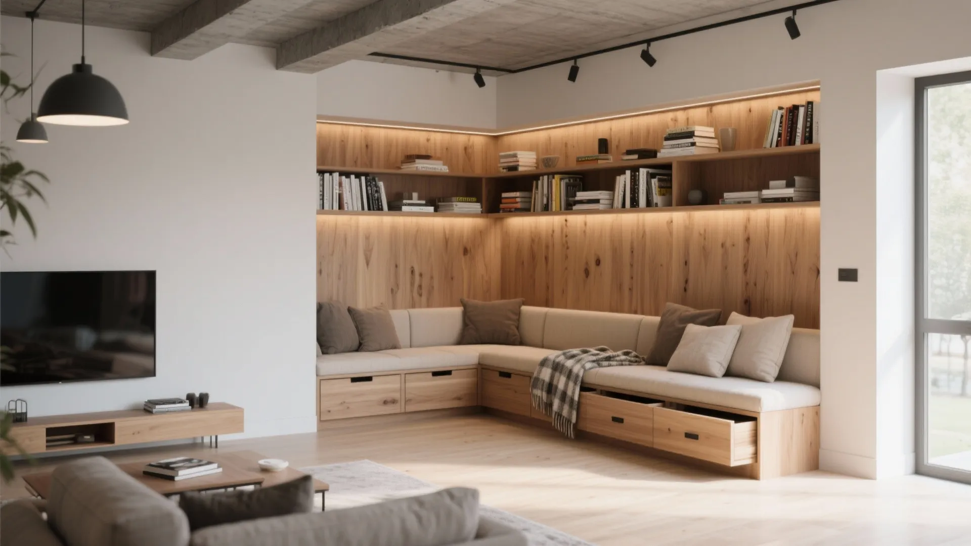 2. Built-in Storage Bench