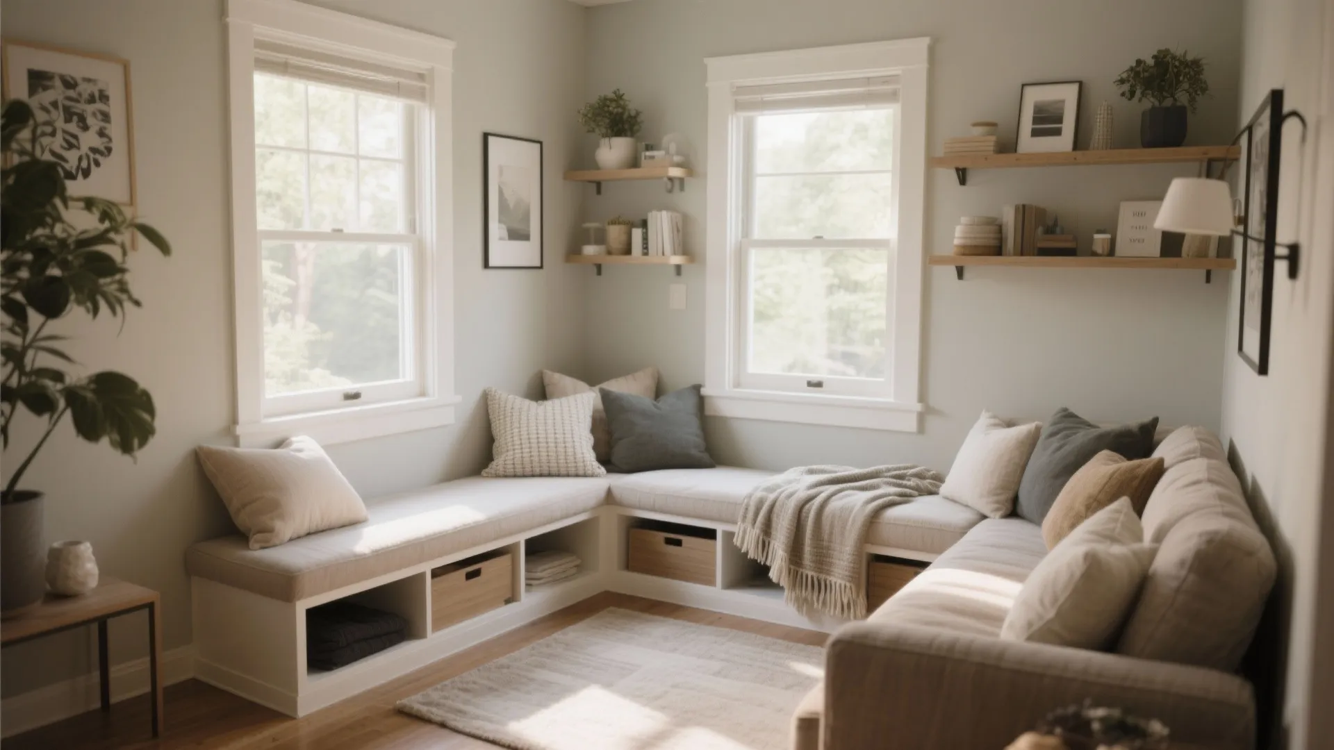 10. Built-In Storage Bench