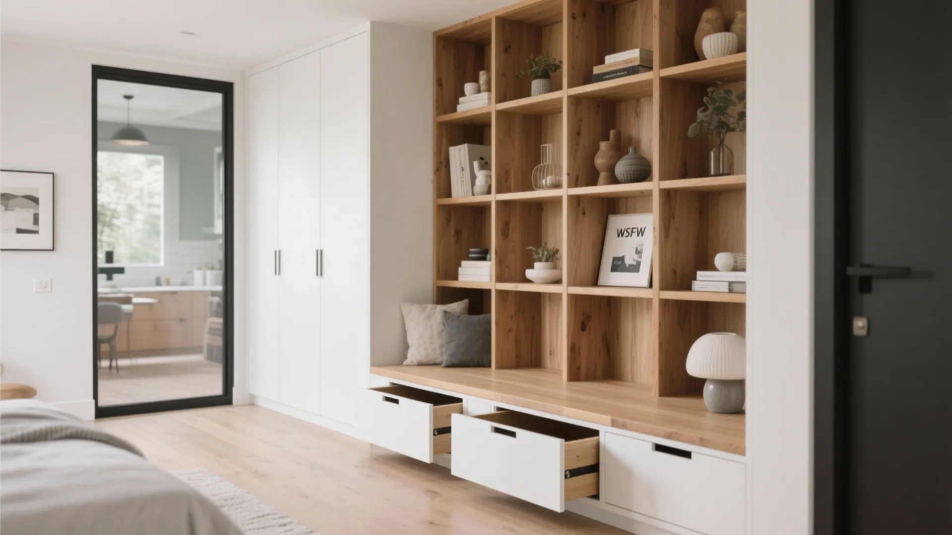 2. Built-In Storage Everywhere