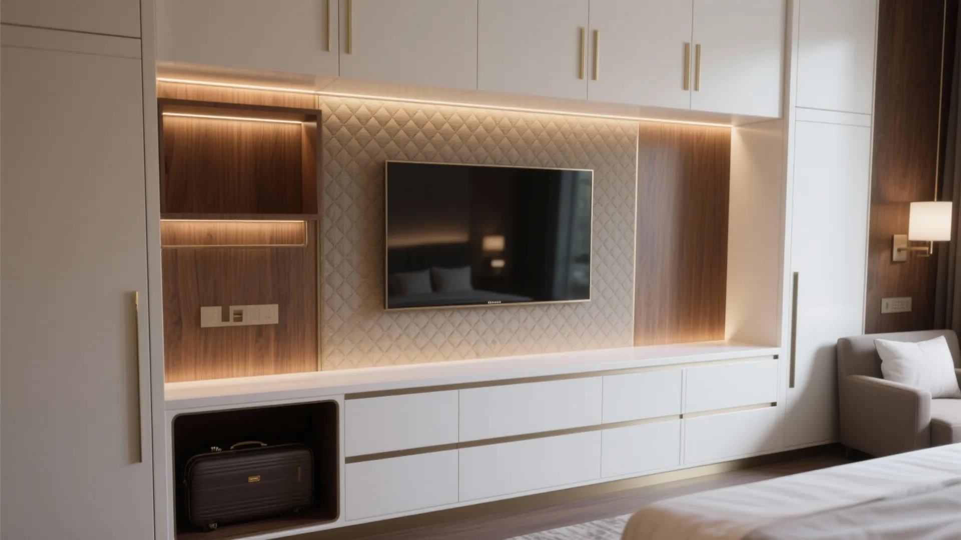 2. Use built-ins to maximize storage and visual calm