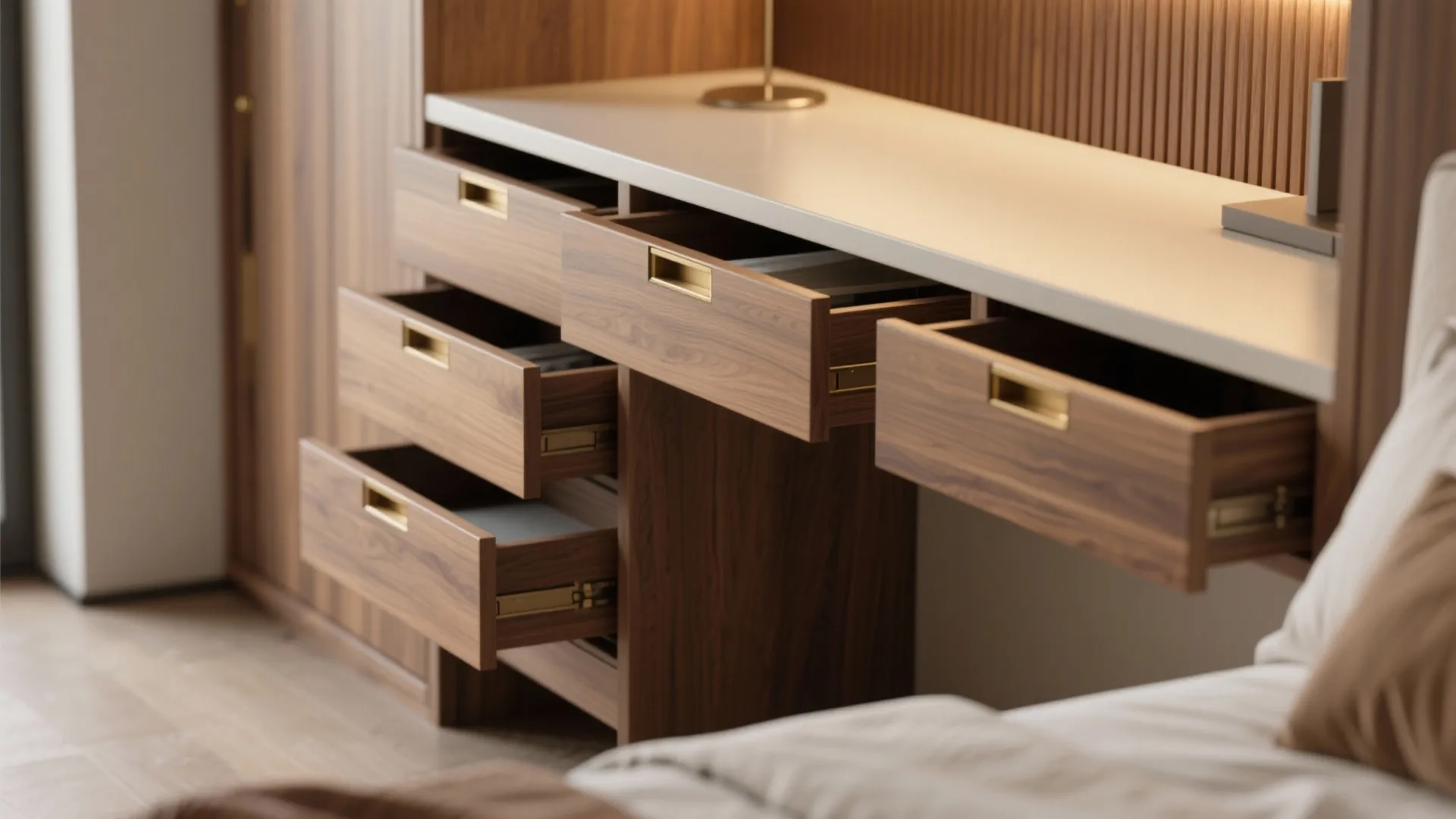 3. Smart Built-In Storage