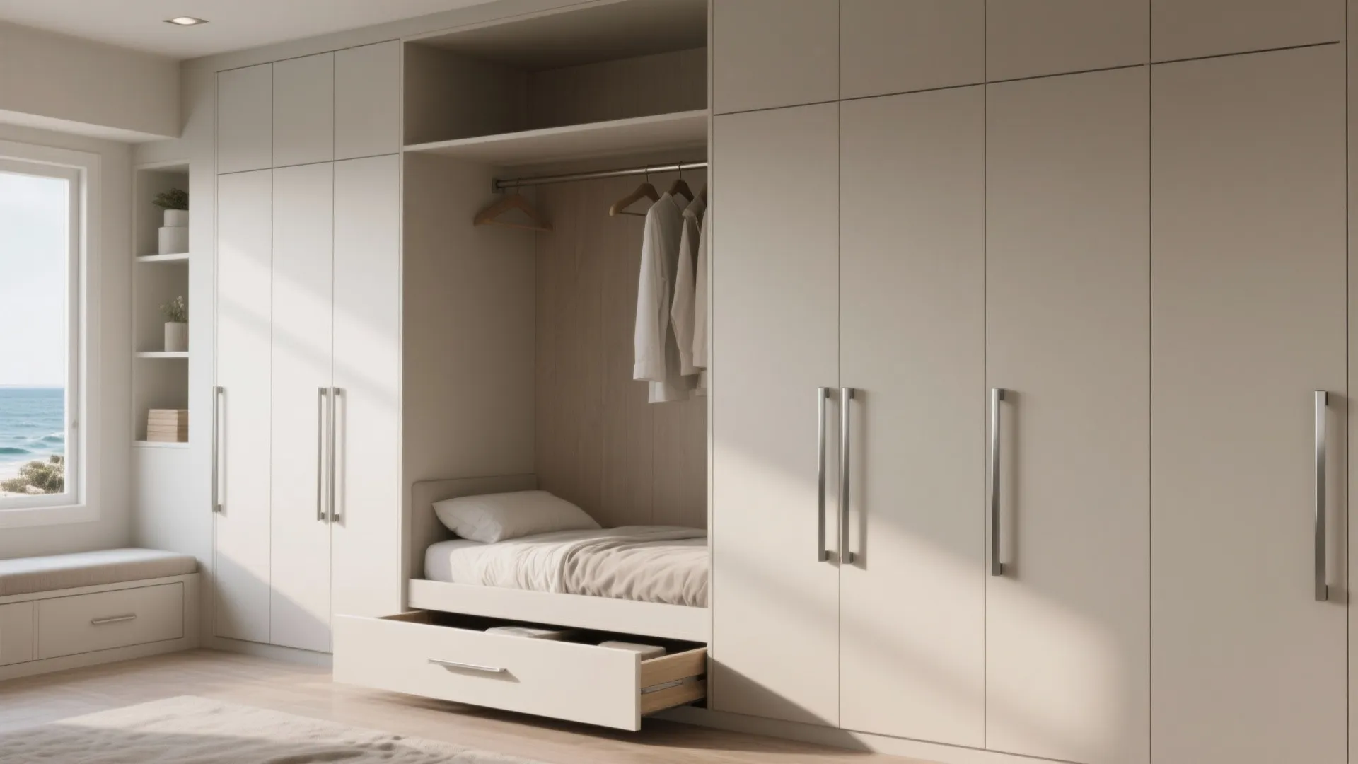 3. Built-in Storage to Slim Down Clutter