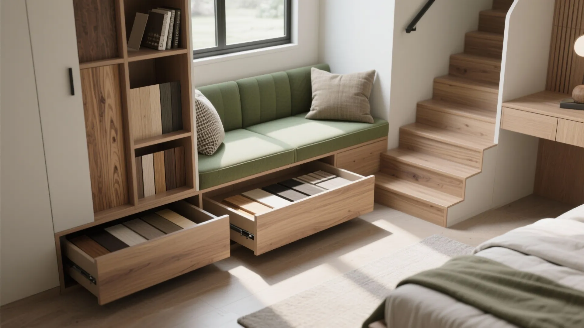 4. Built-in storage and multifunctional furniture