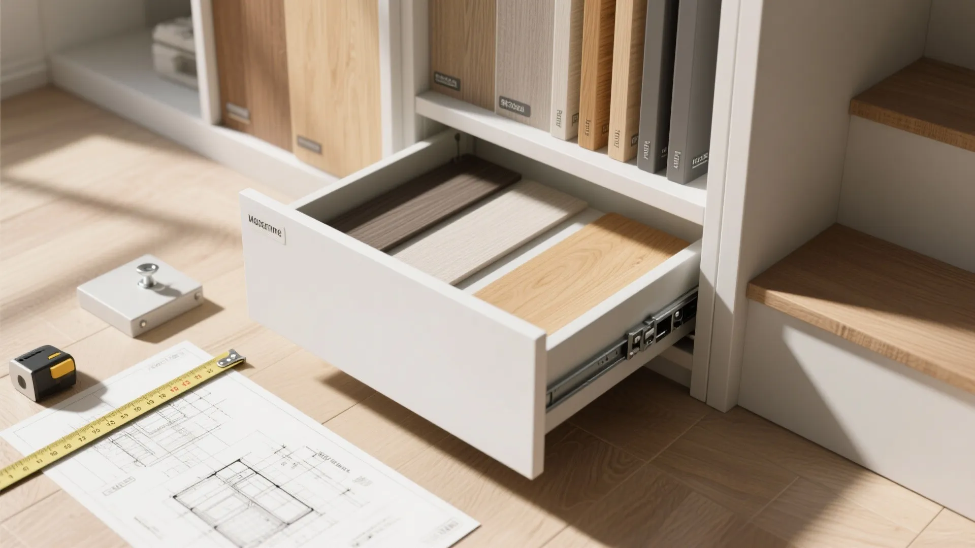 4. Built-in storage and hidden niches