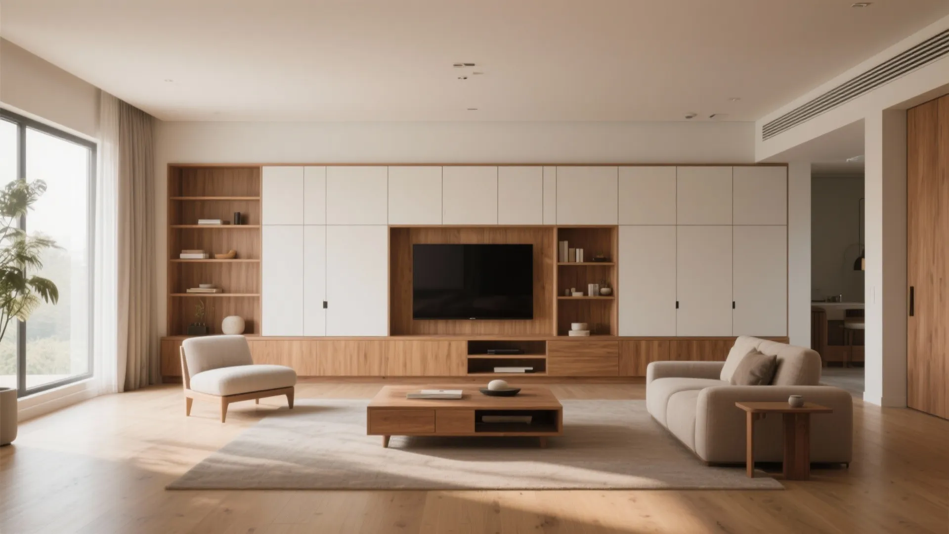 Built-in Storage Walls