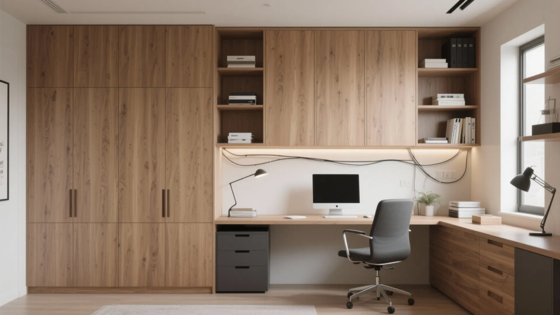 3. Built-in Storage Walls