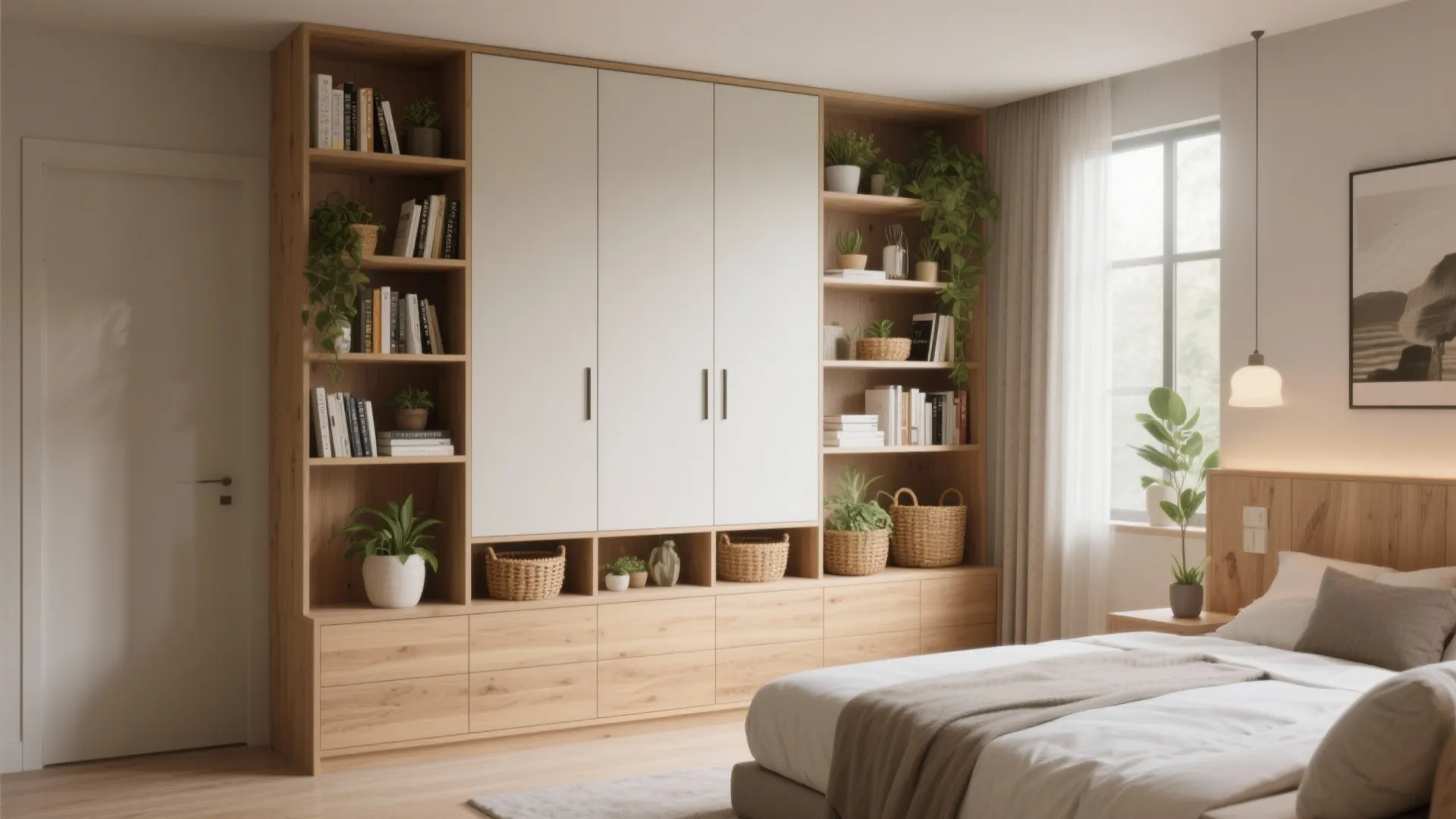 4. Built-in Storage Wall