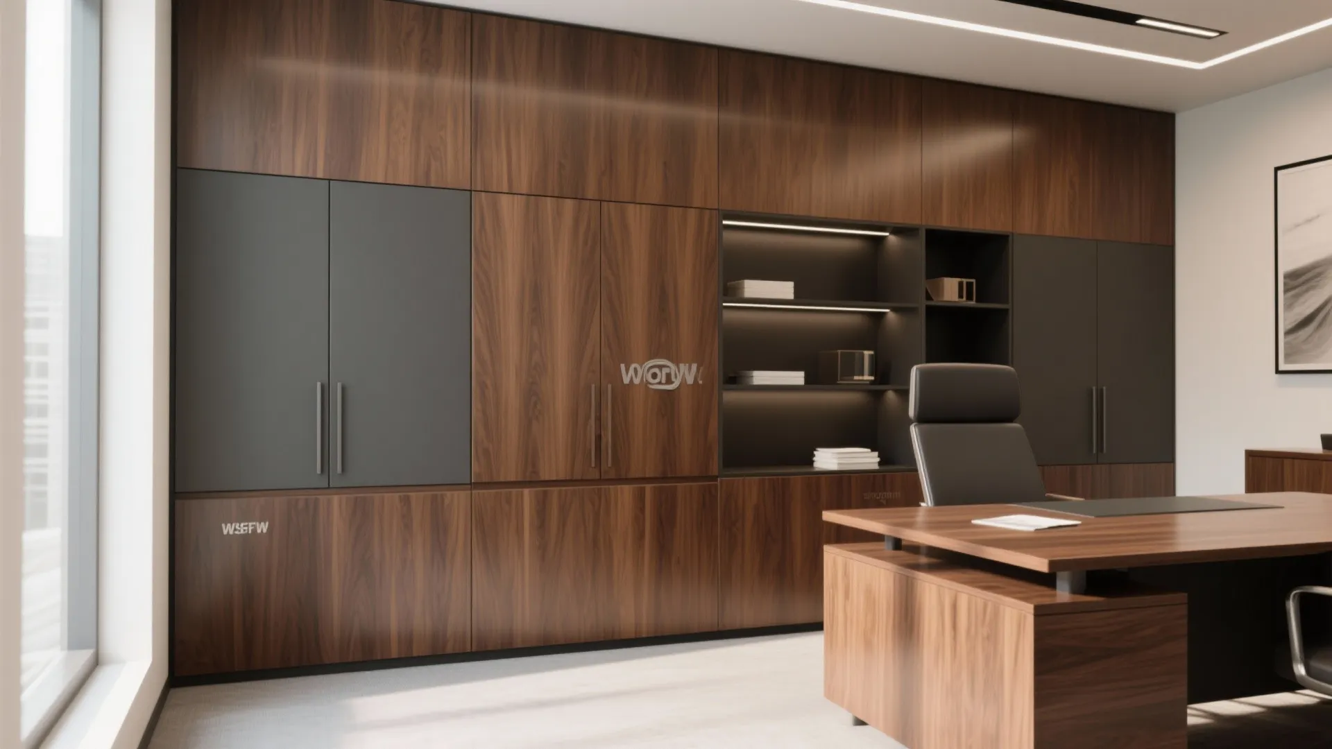 3. Built-in Storage Walls