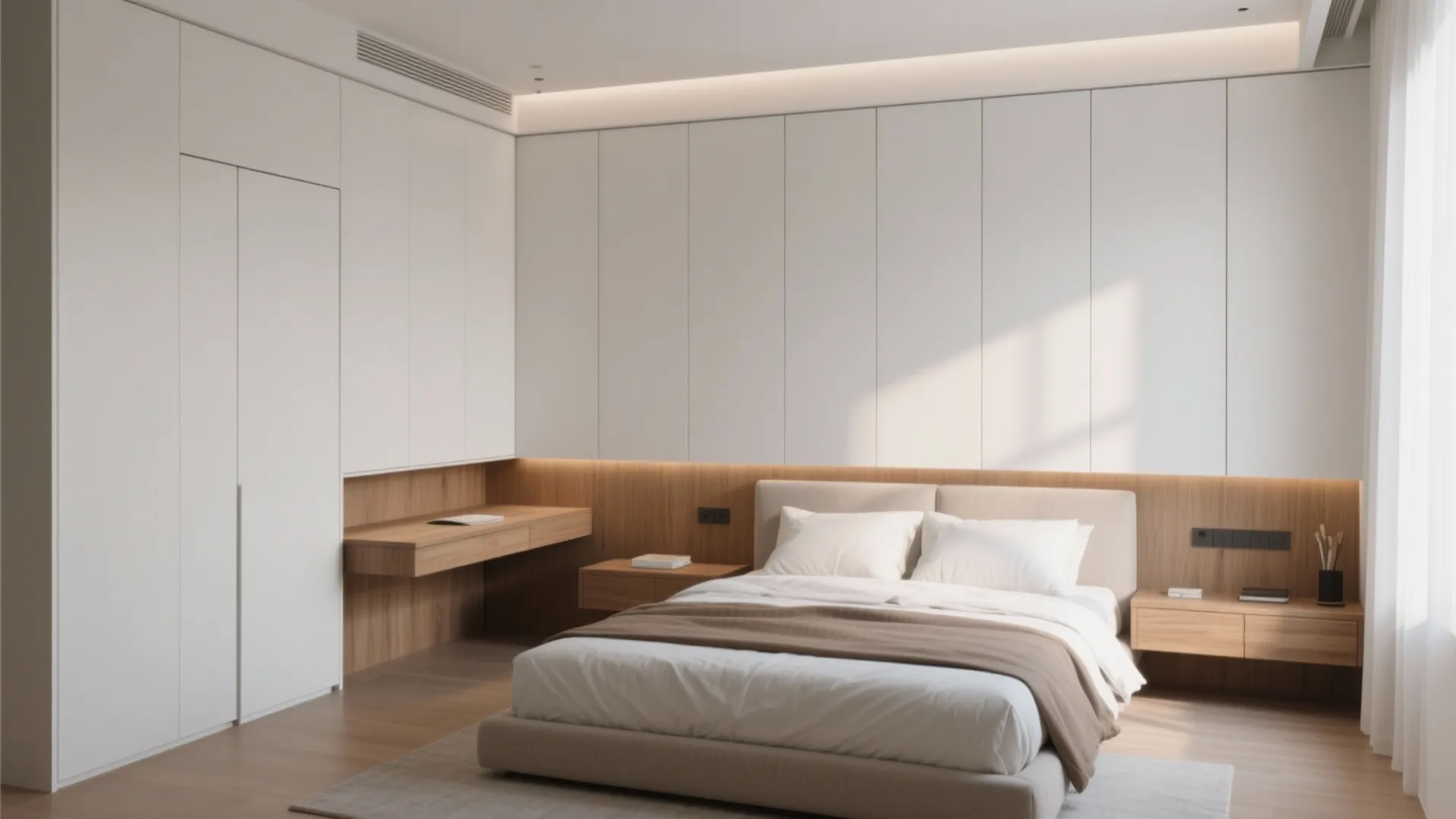 3. Built-In Storage Wall