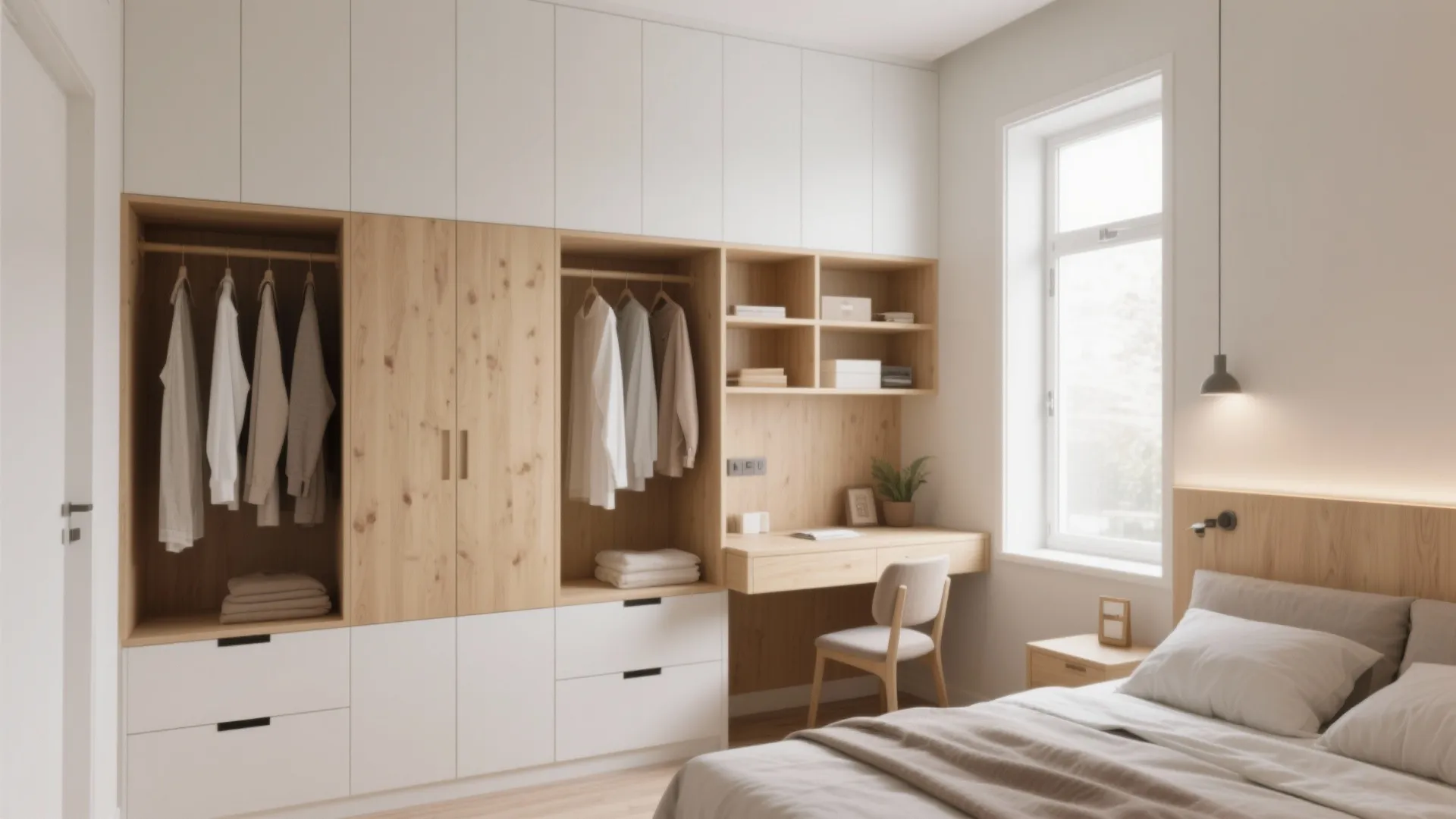 1. Built-in Storage Wall