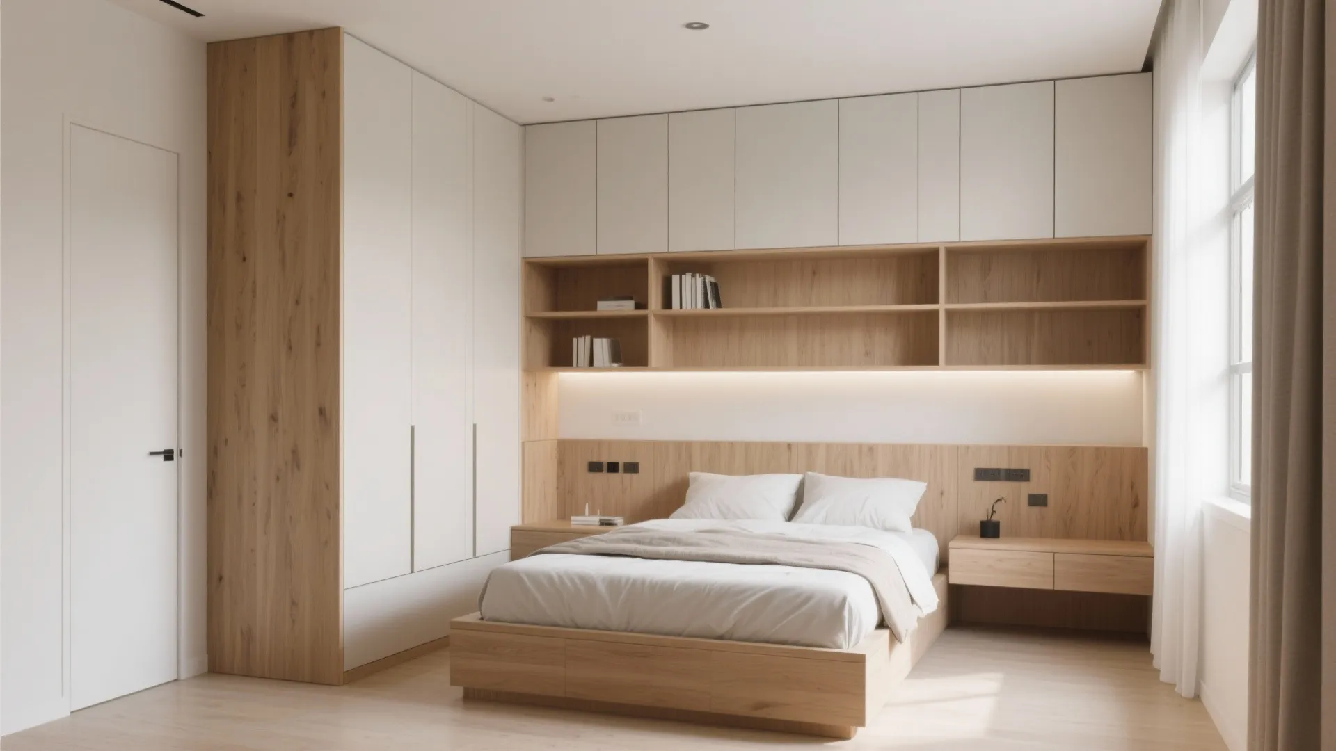 3. Built-in Storage Wall