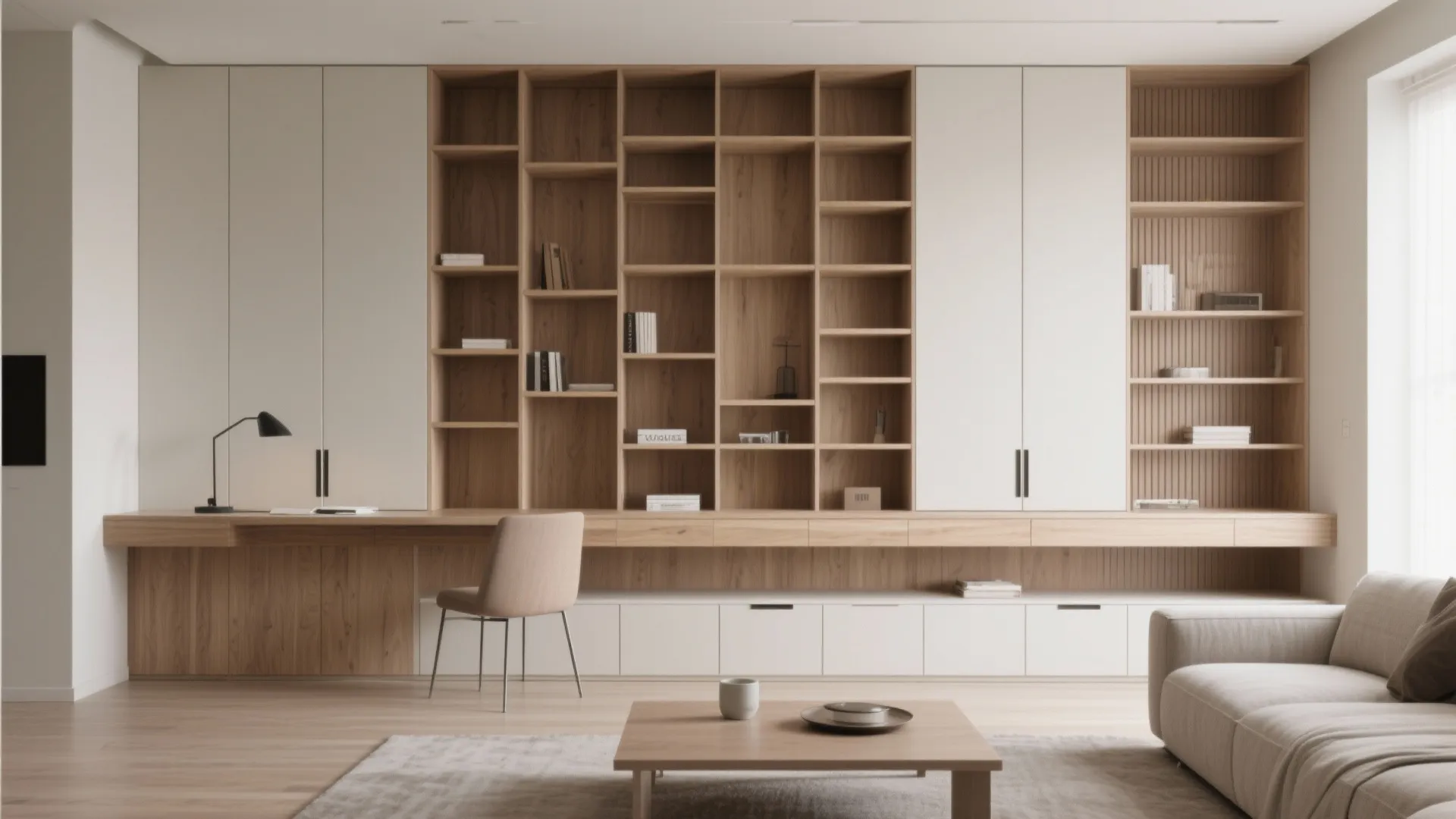 8. Built-in Storage Wall