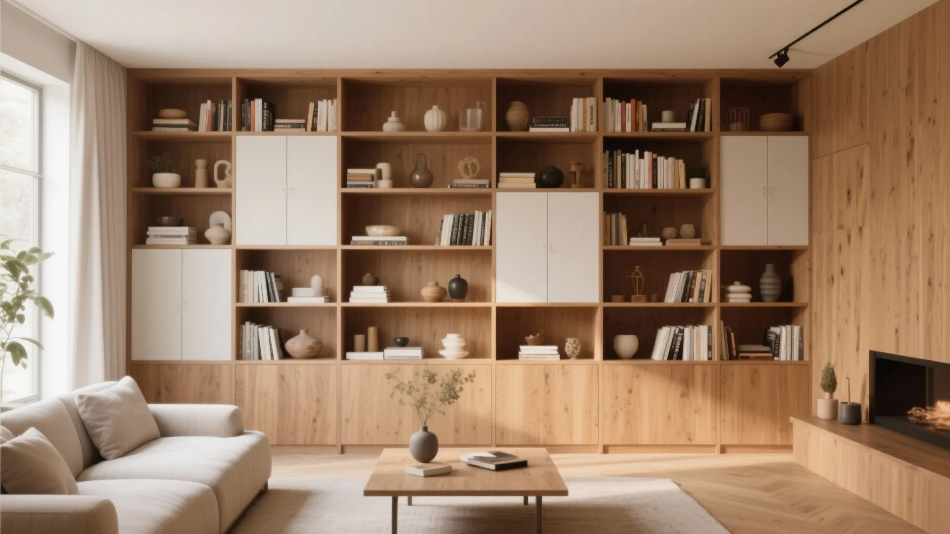 4. Built-In Storage Walls