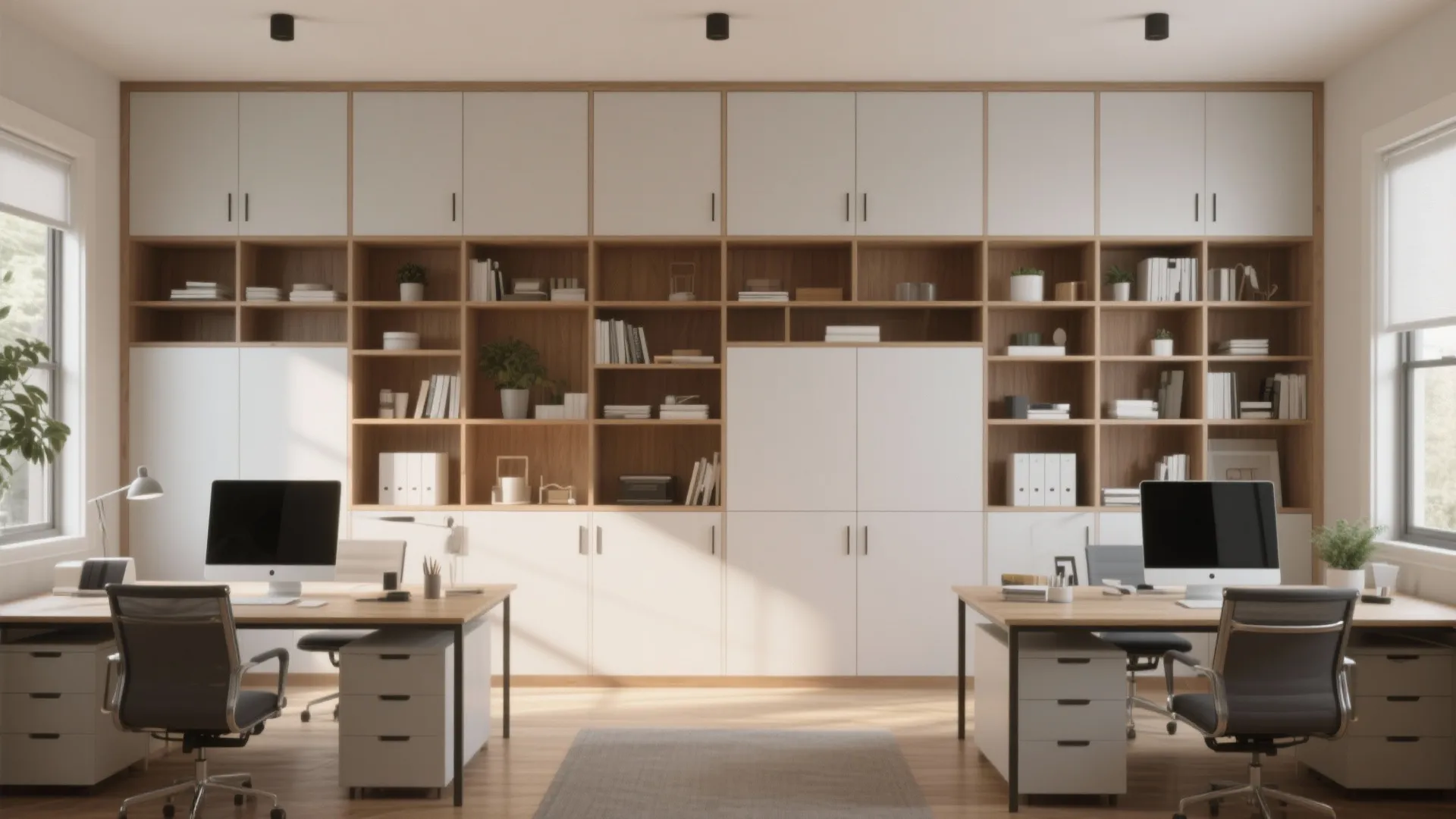 2. Built-In Storage Walls