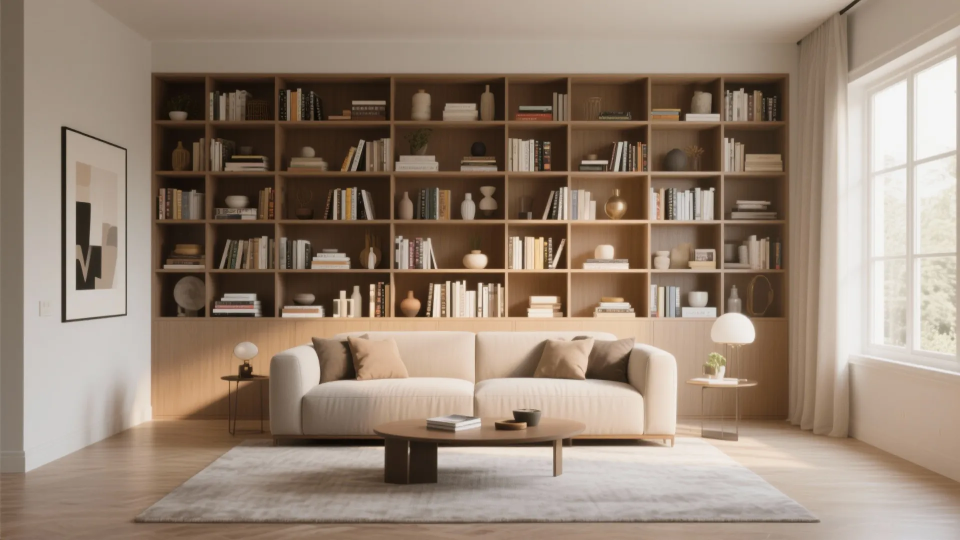 7. Built-In Storage Wall