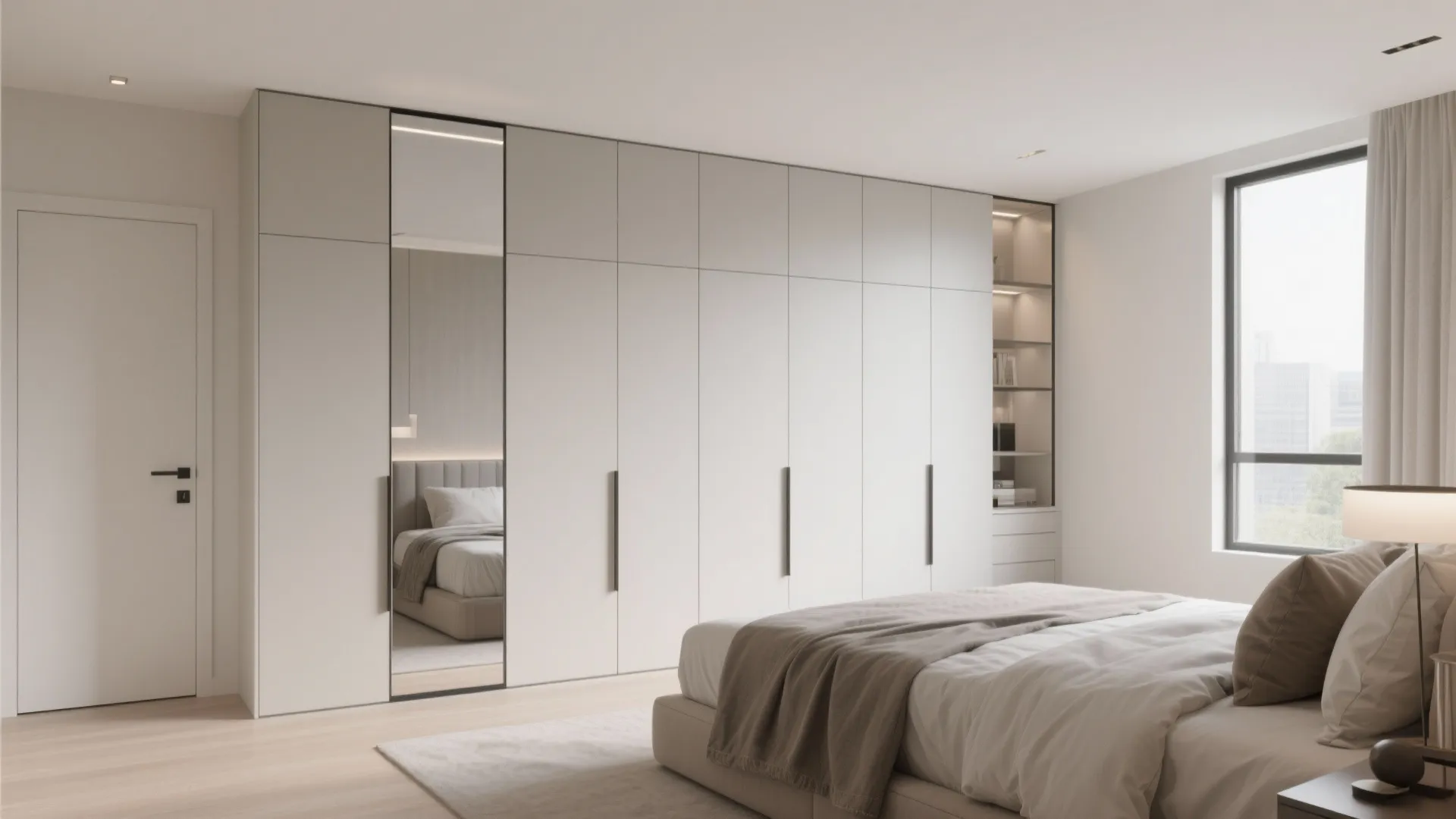 2. Built-in Storage Wall