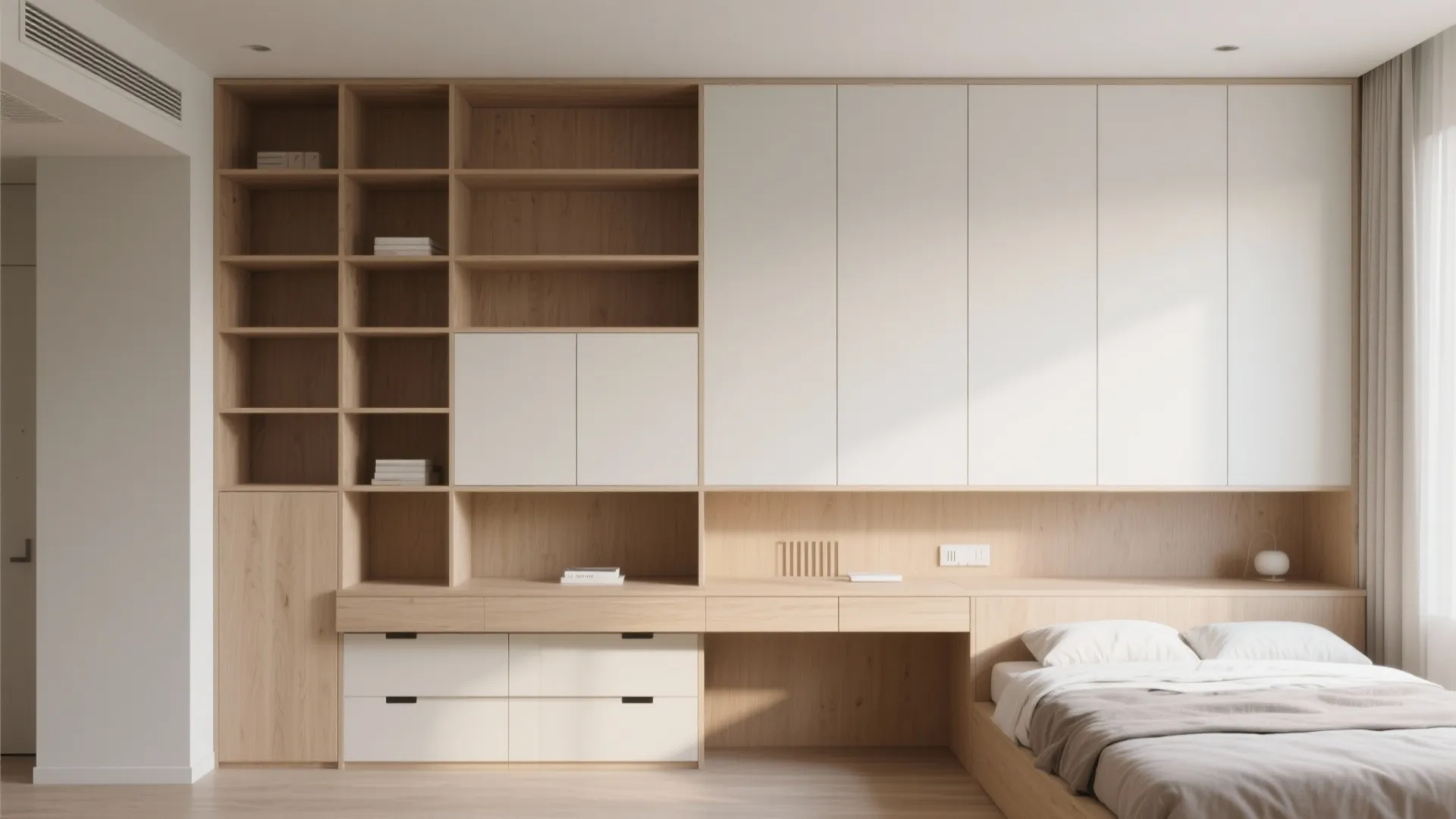 Built-In Storage Walls