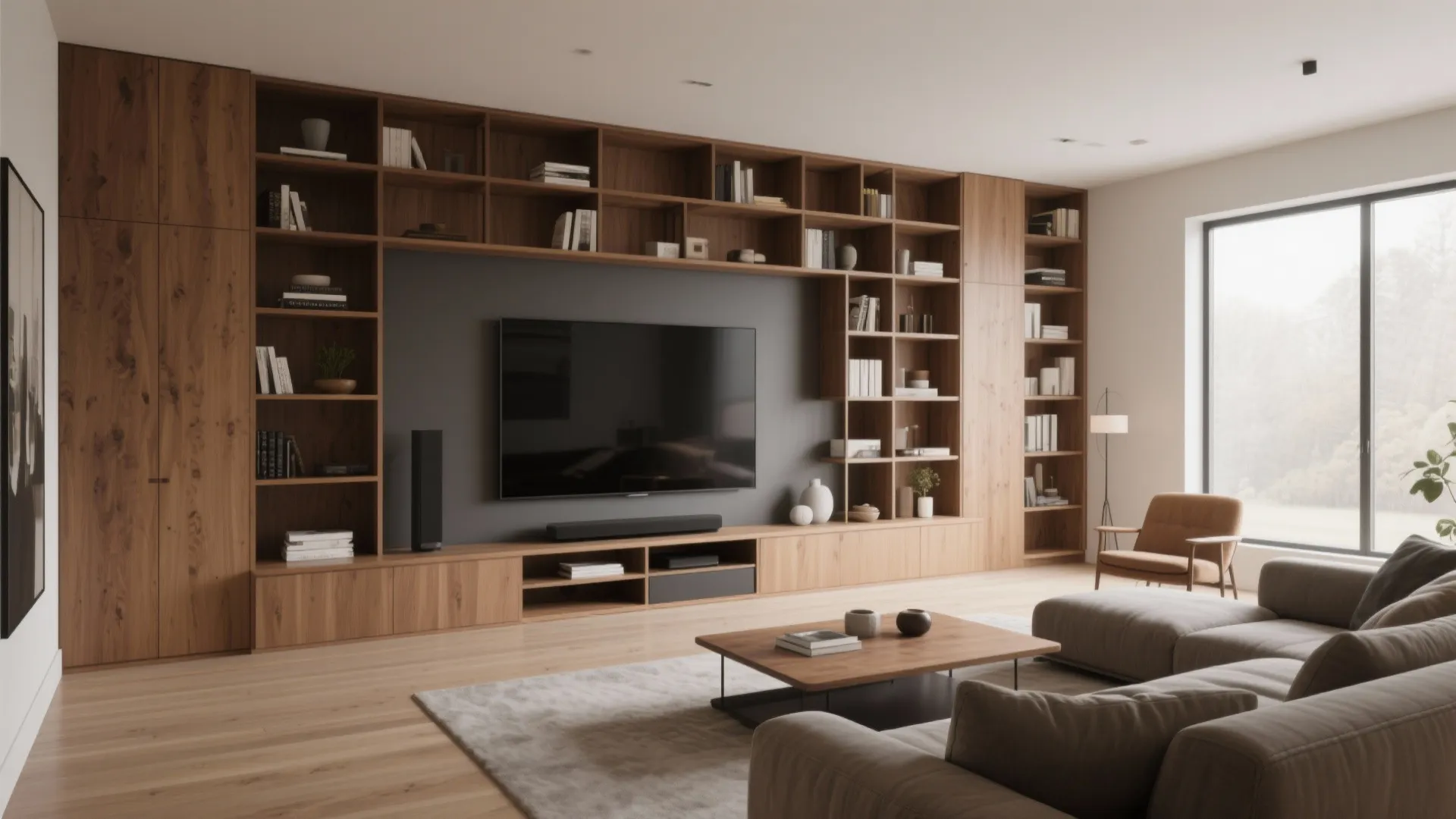 8. Built-In Storage Walls