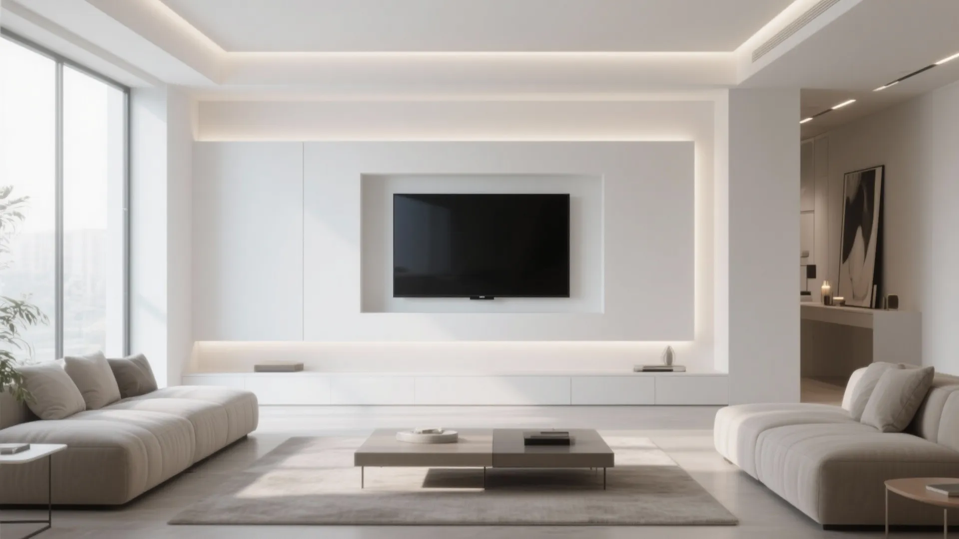 Built-in TV Niche