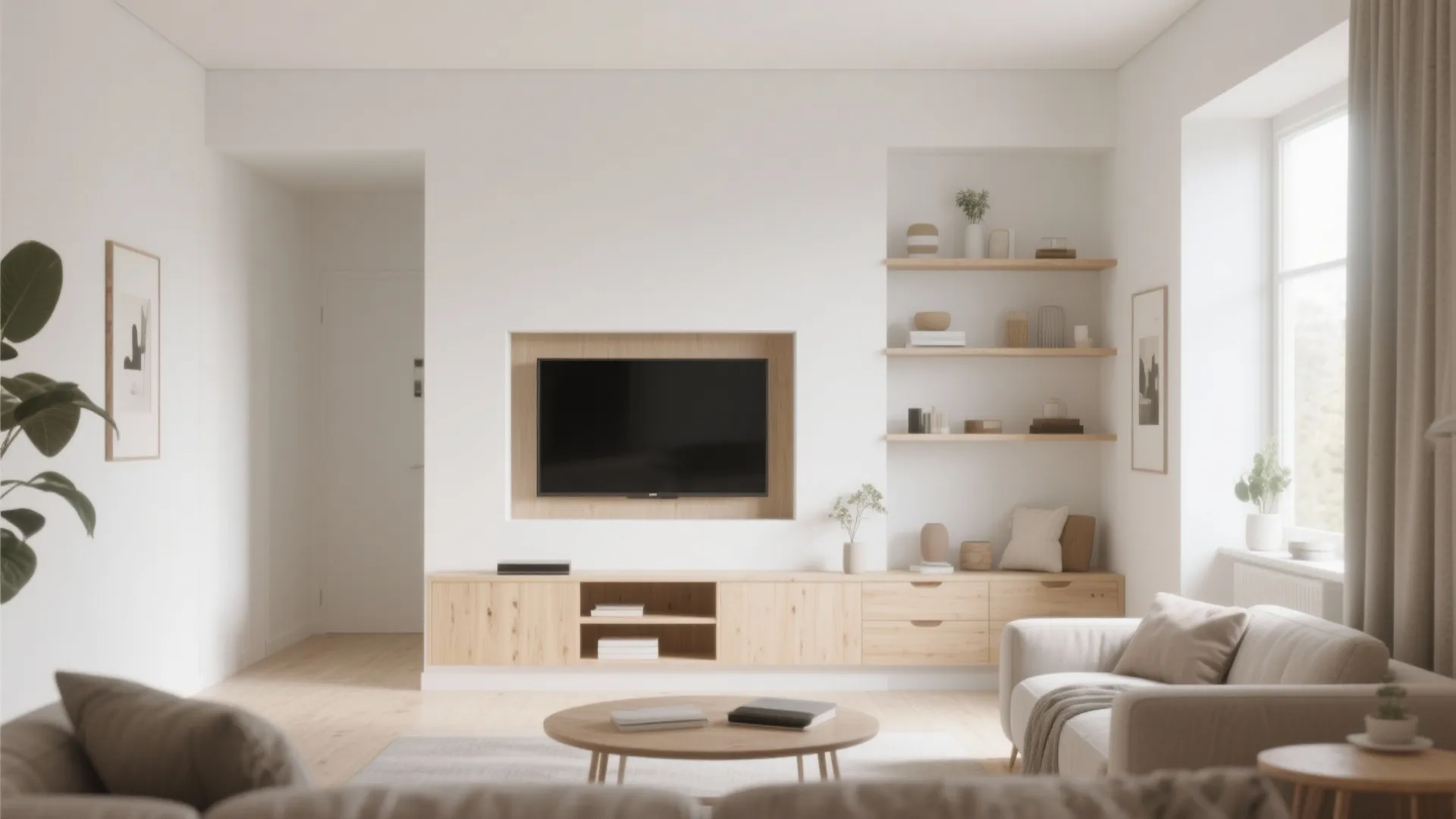 3. Built-In TV Wall Niche