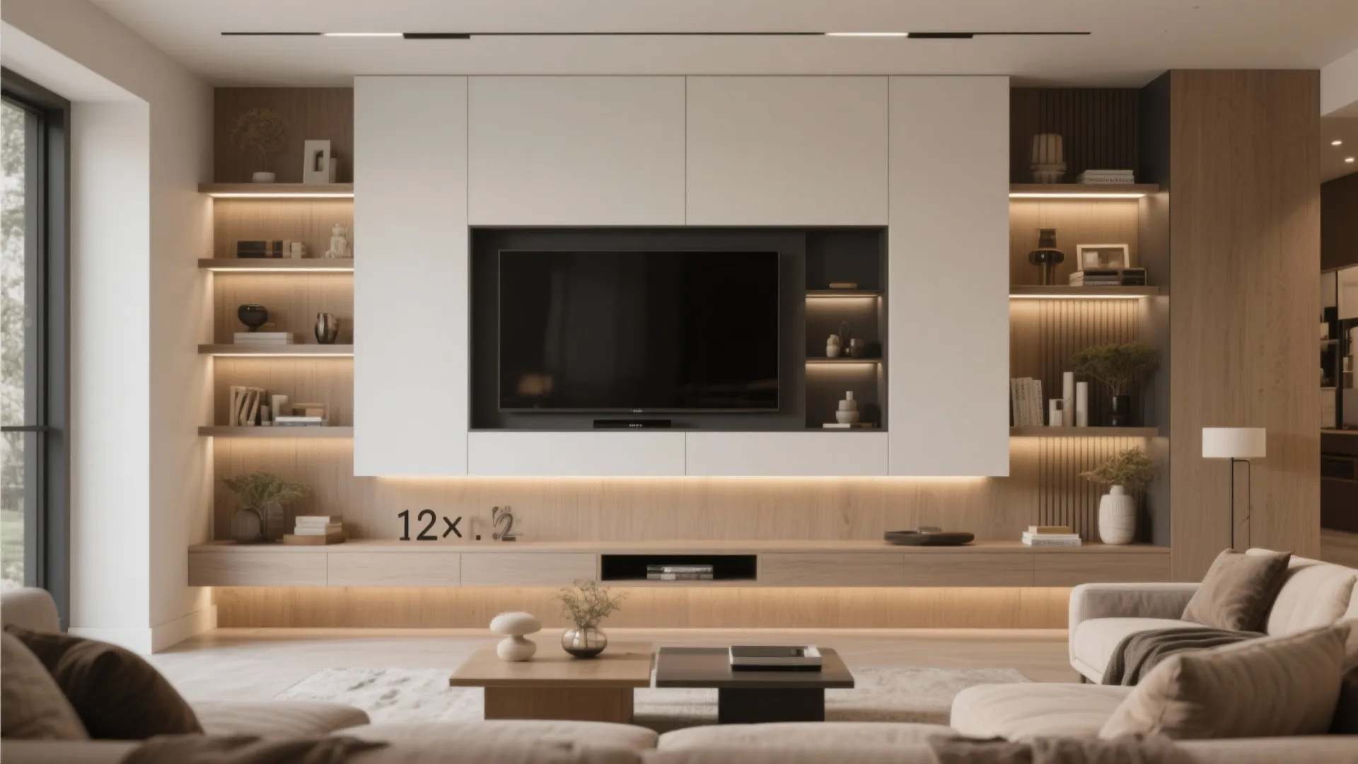 Built-in Wall Niche for TV