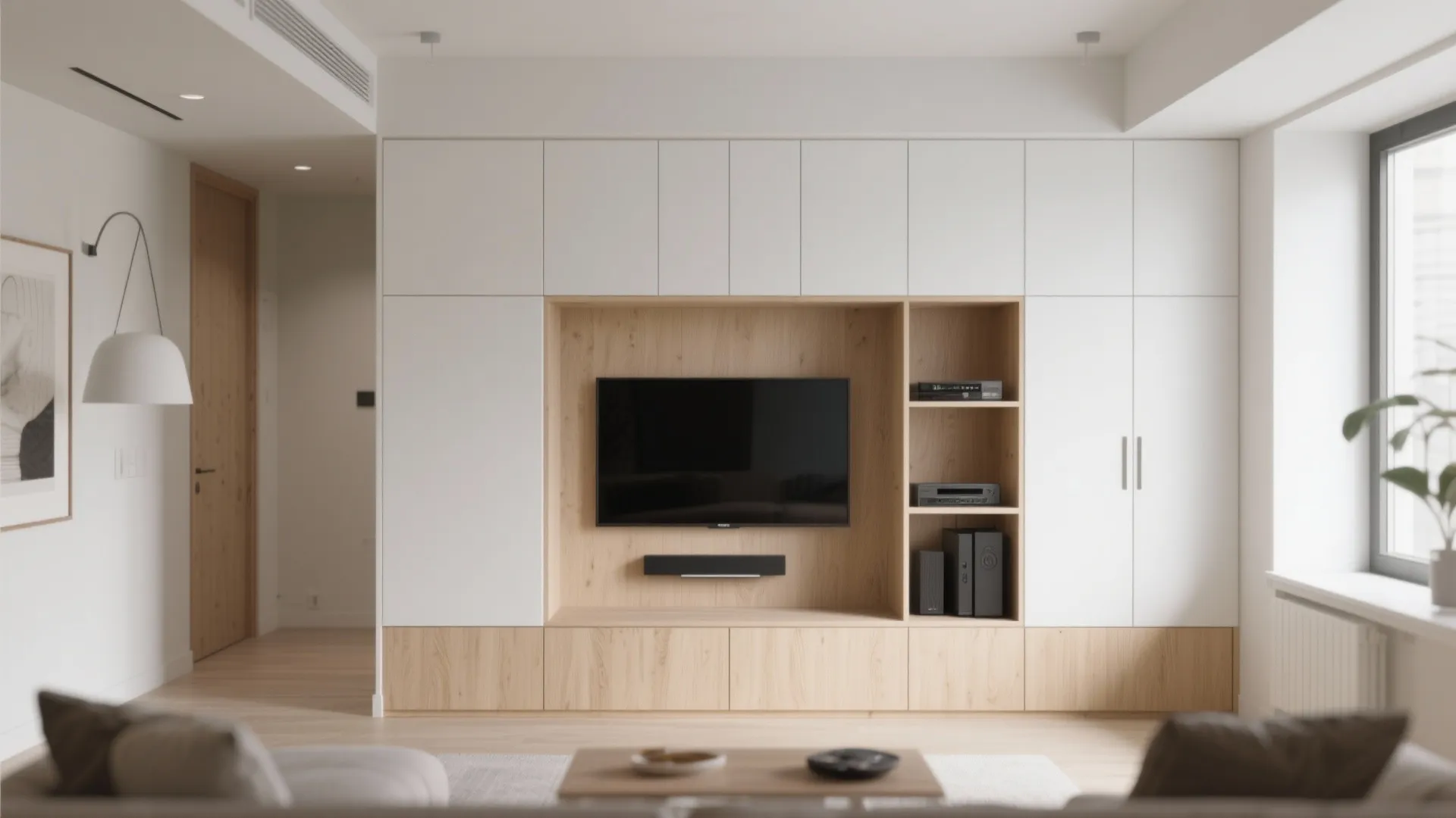 2. Built-in TV wall unit