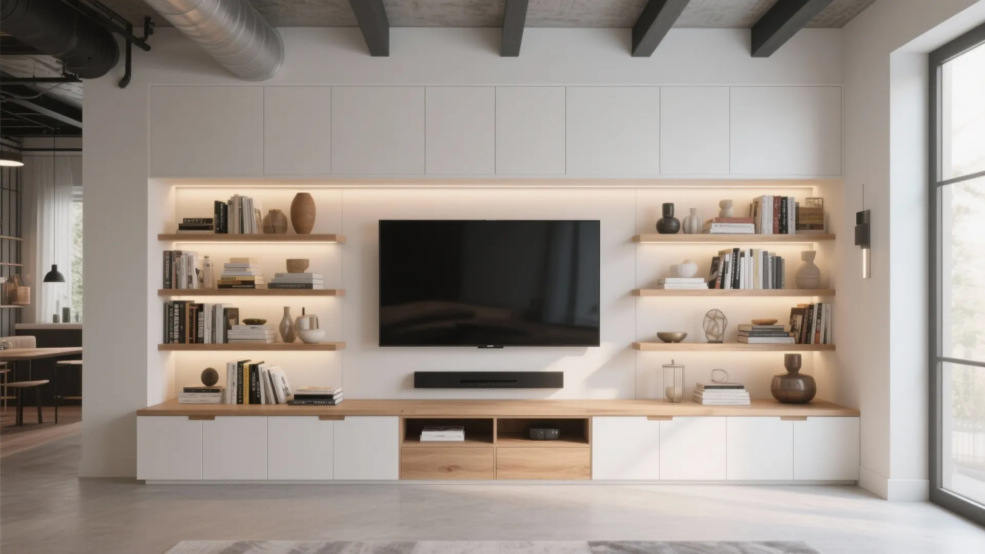 Built-in Entertainment Wall