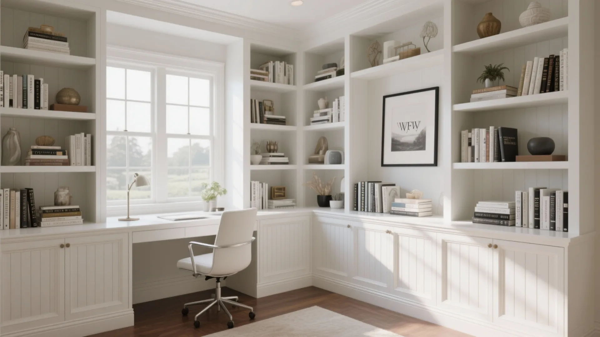 9. Extending Wainscoting Behind Built-Ins