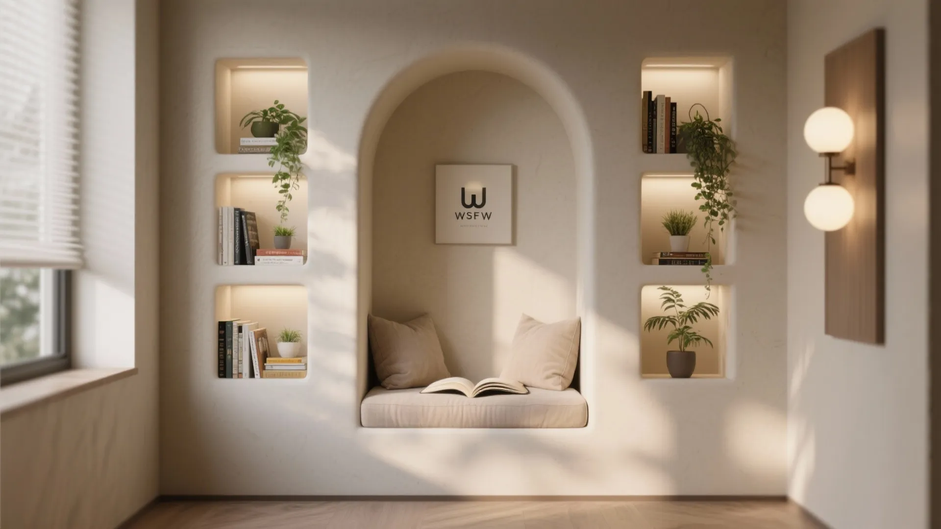 Built-in wall niches