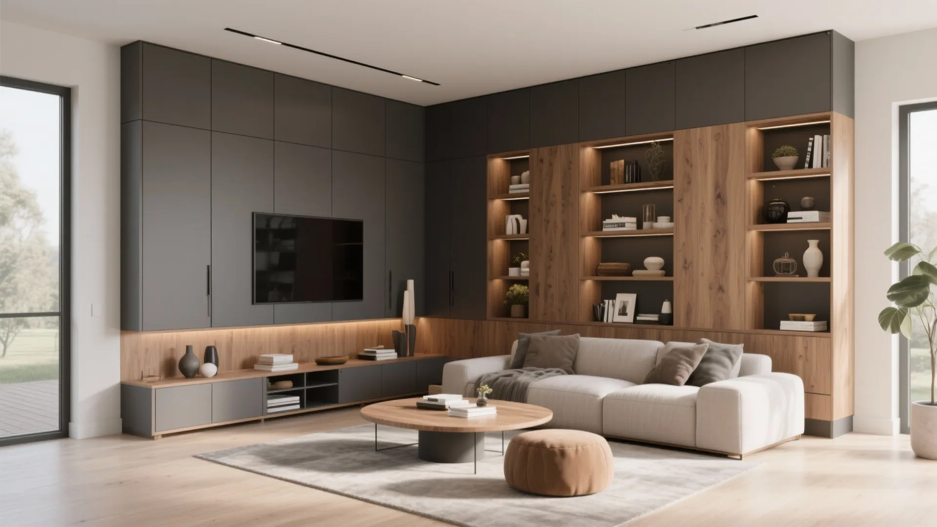 Built-in Wall Storage