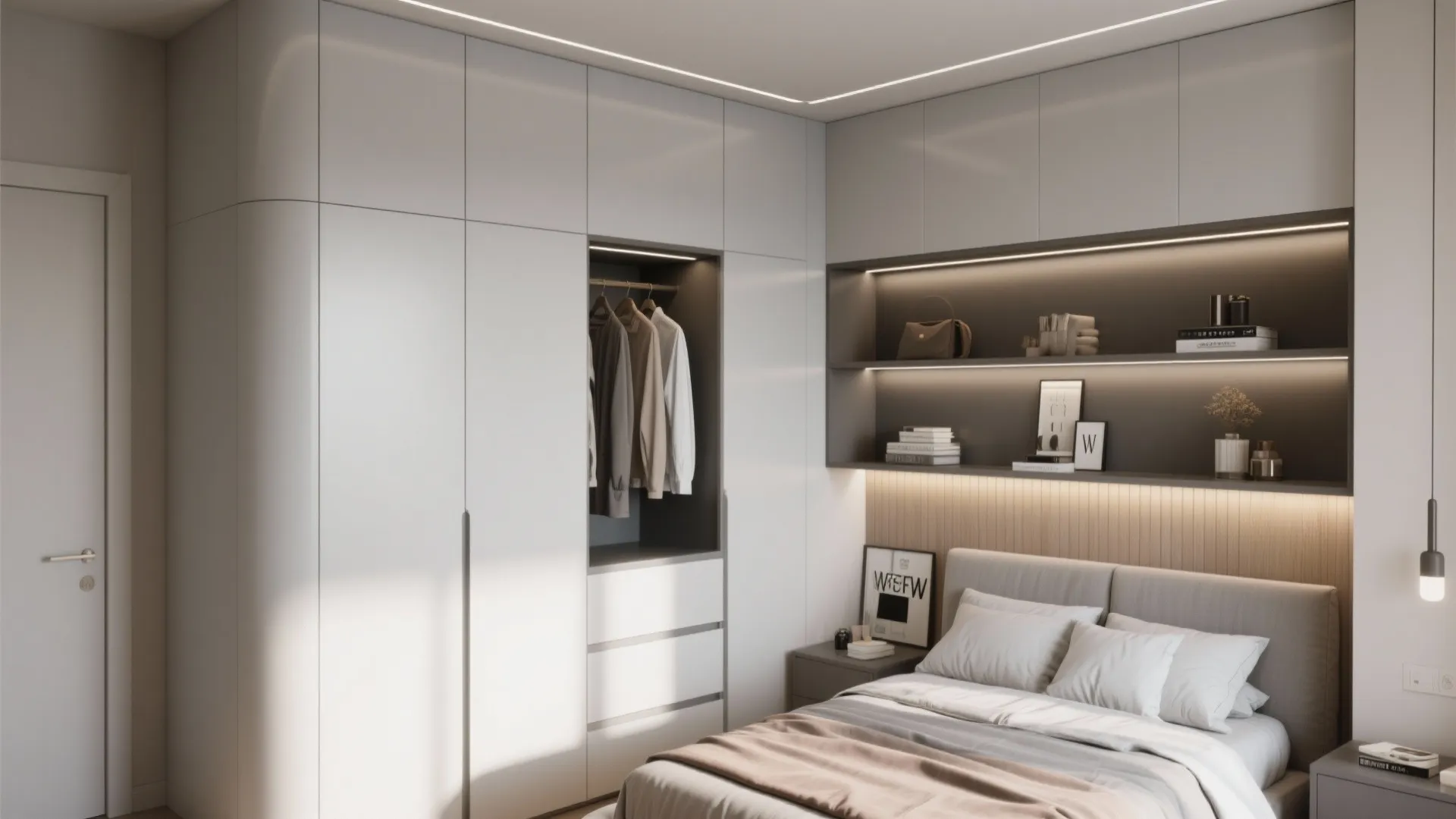7. Built-In Wardrobe