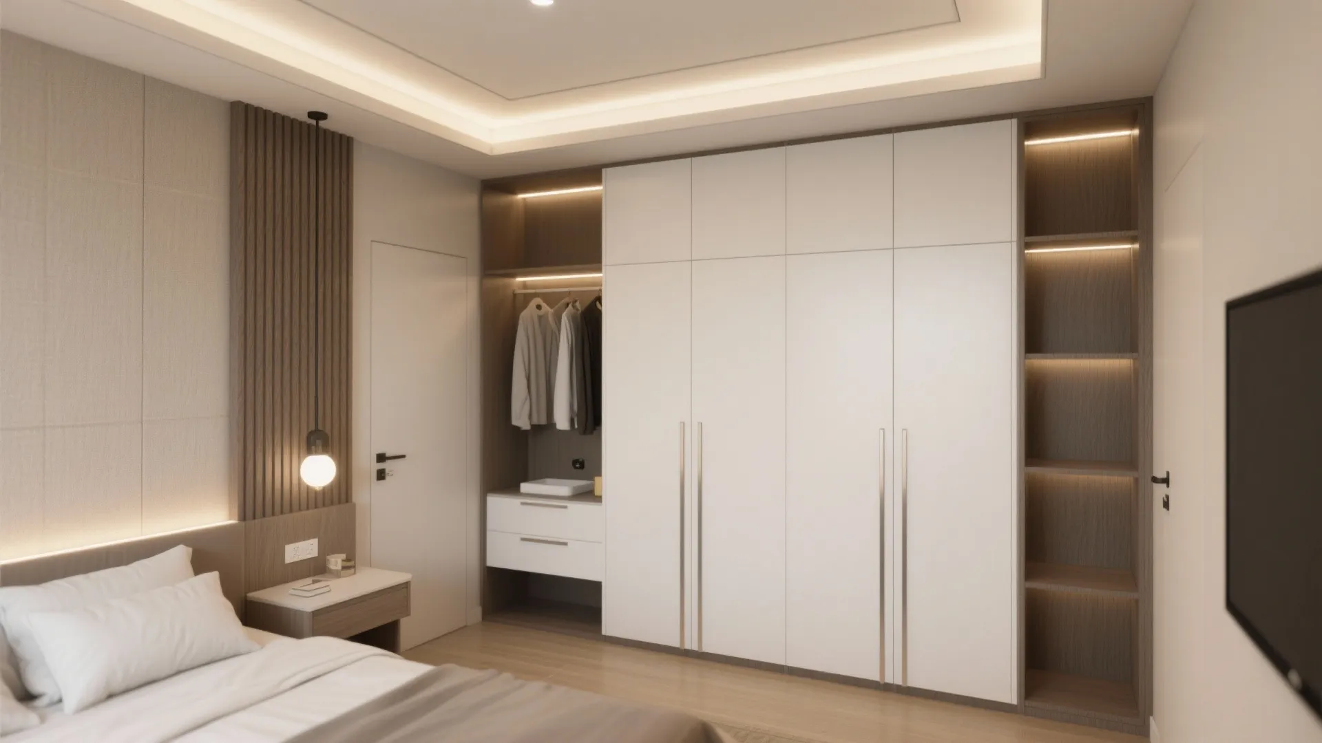 5. Custom Built-In Wardrobe