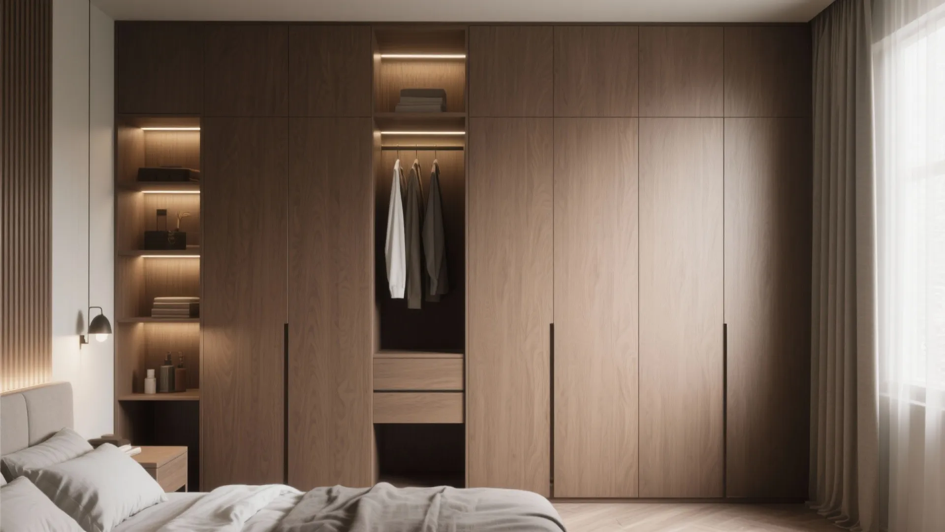 Built-In Wall Wardrobe