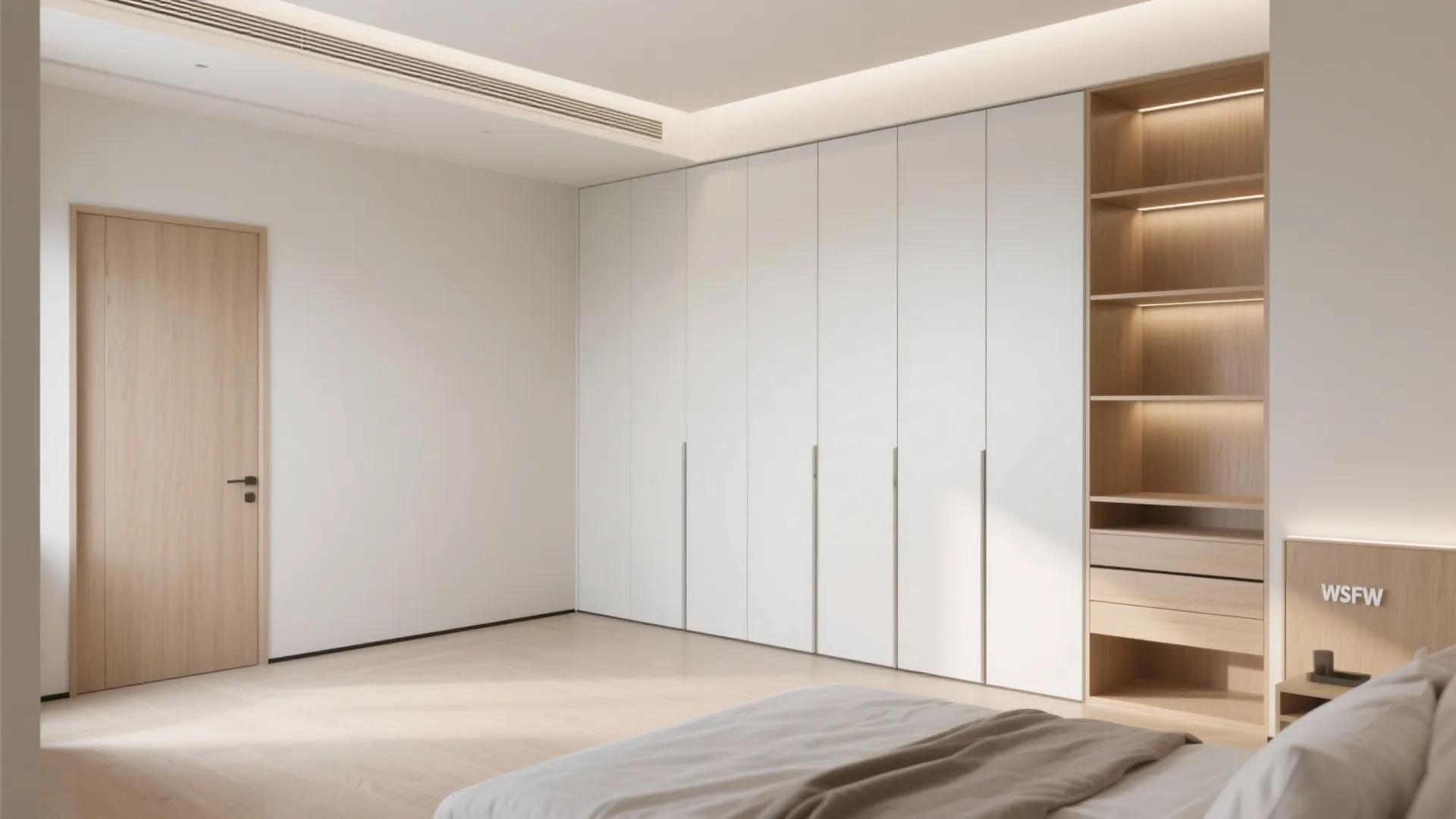 4. Built-In Wardrobe Wall