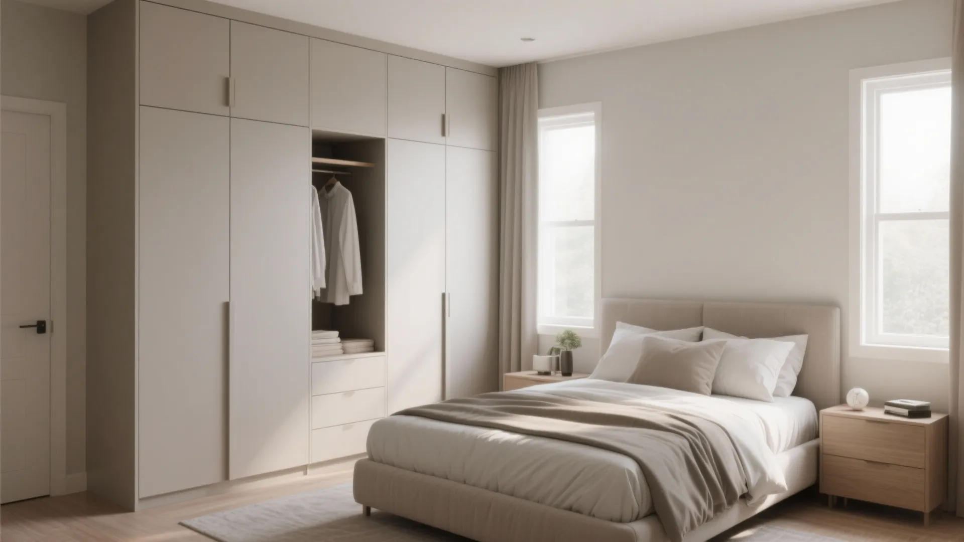 6. Built-In Wardrobe Wall